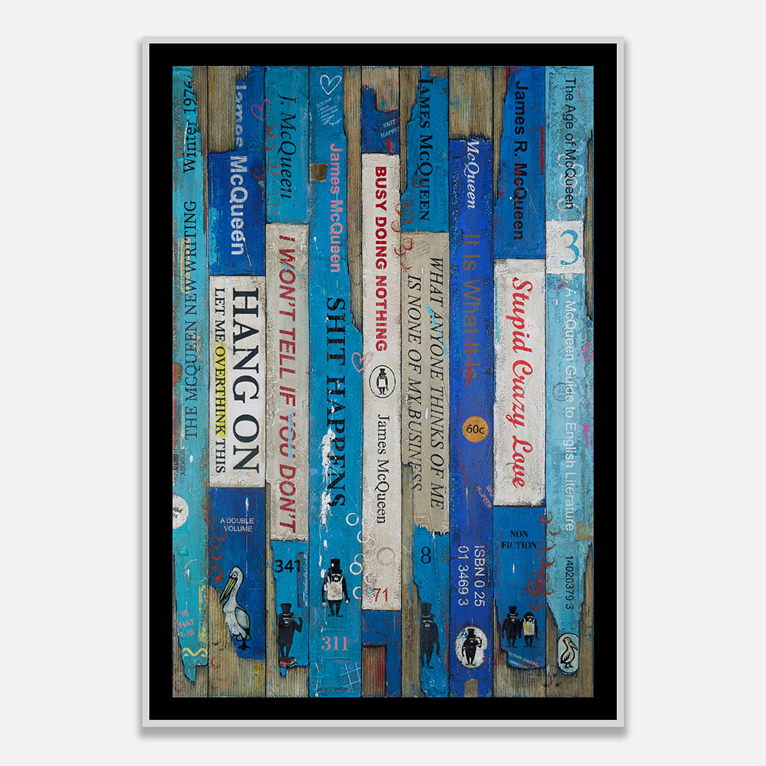 James McQueen, BOOK SPINES , 2023