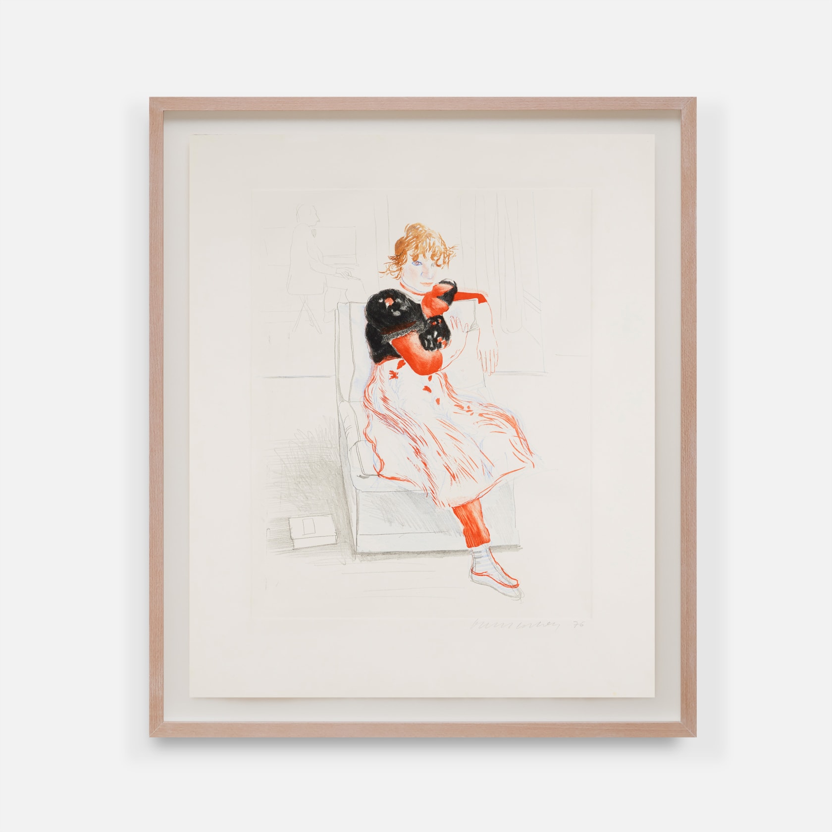 David Hockney Celia Observing