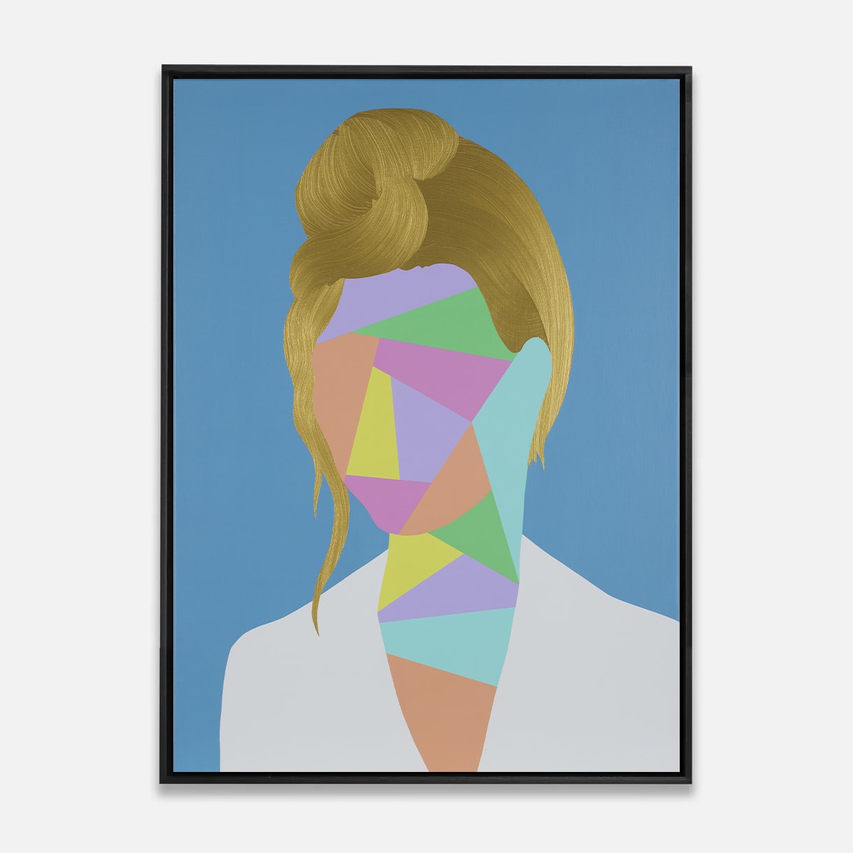 Pedro Paricio, Blue Portrait, 2023