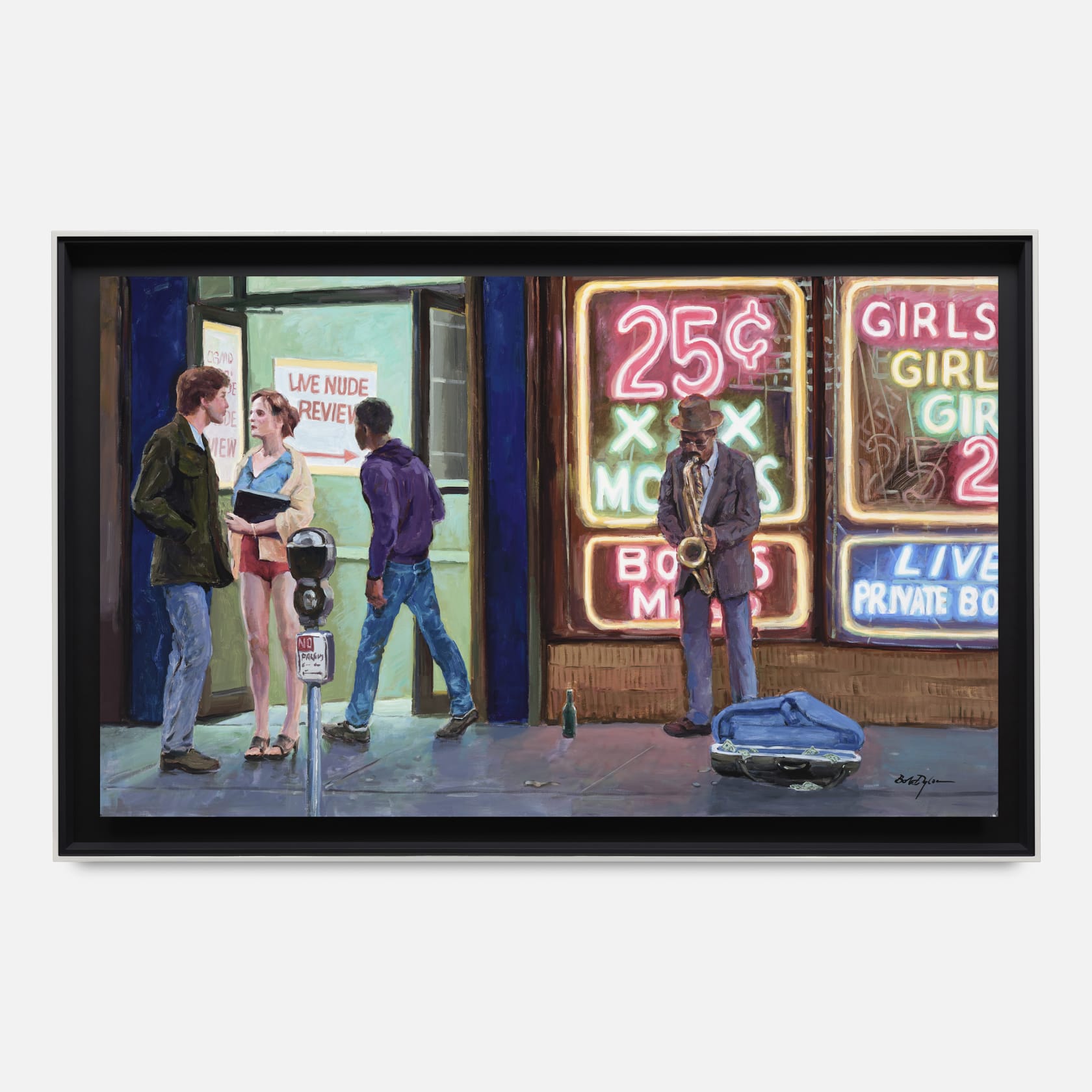 Bob Dylan Original Artwork Saxophone Player