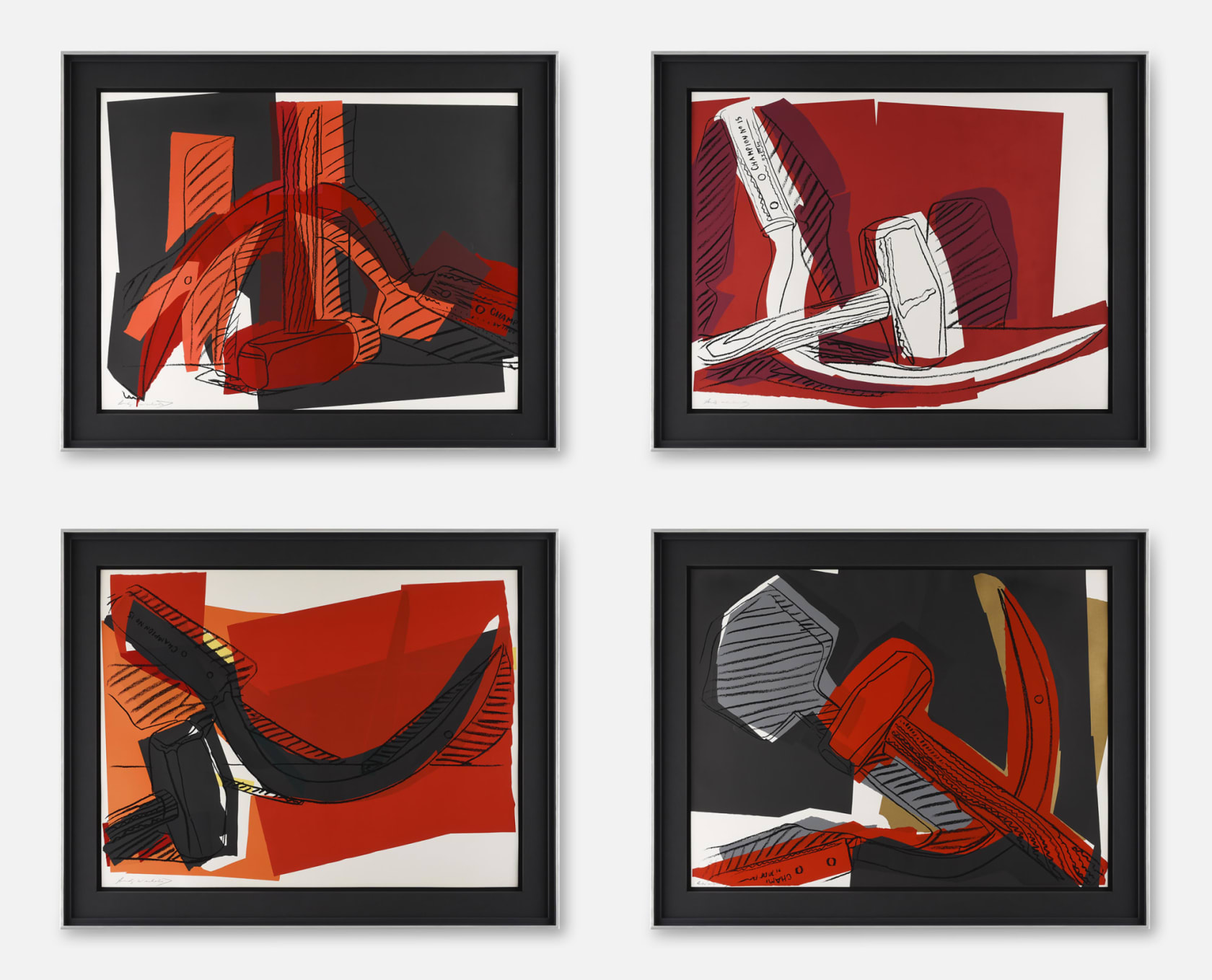 Andy Warhol, Hammer and Sickle, 1977