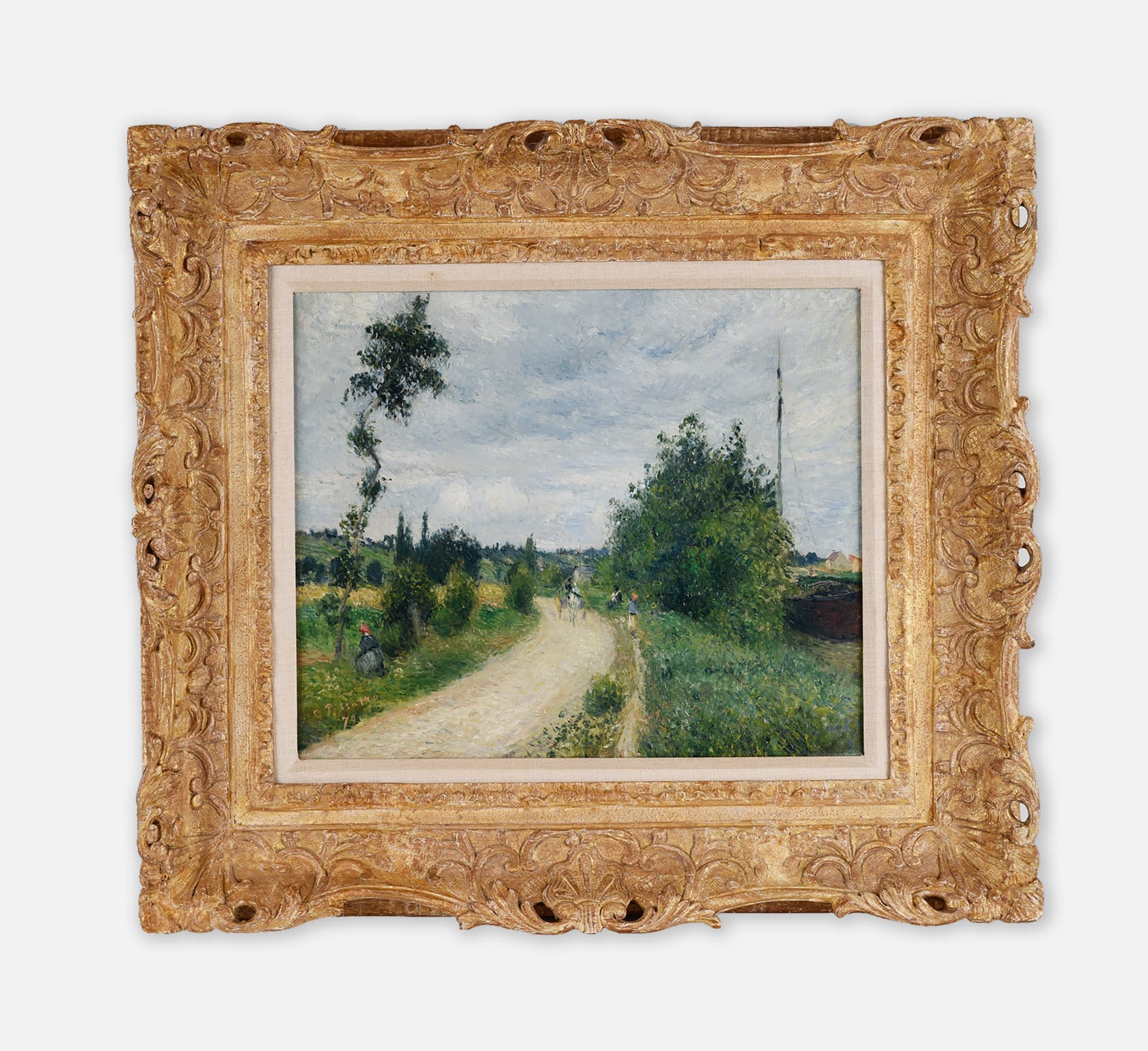 Camille Pissarro, La Route d’Auvers, Pontoise, 1879