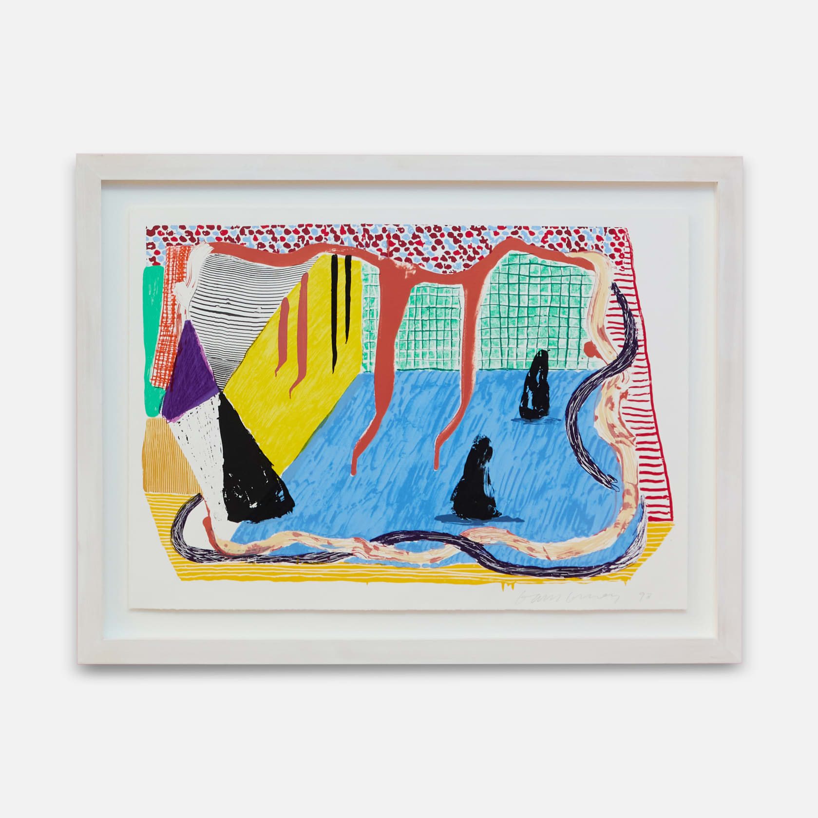 David Hockney, Ink in the Room , 1993