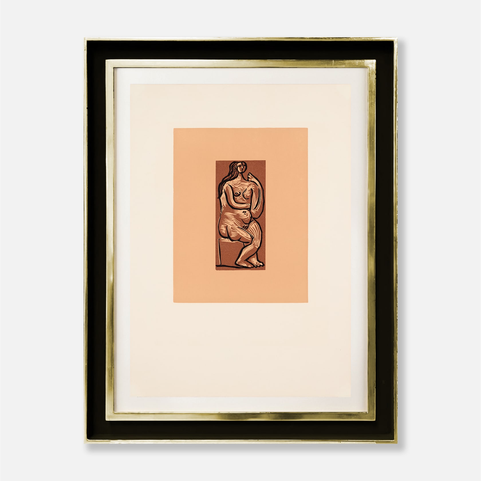 Pablo Picasso, Femme nue assise/Nu assis, 1962