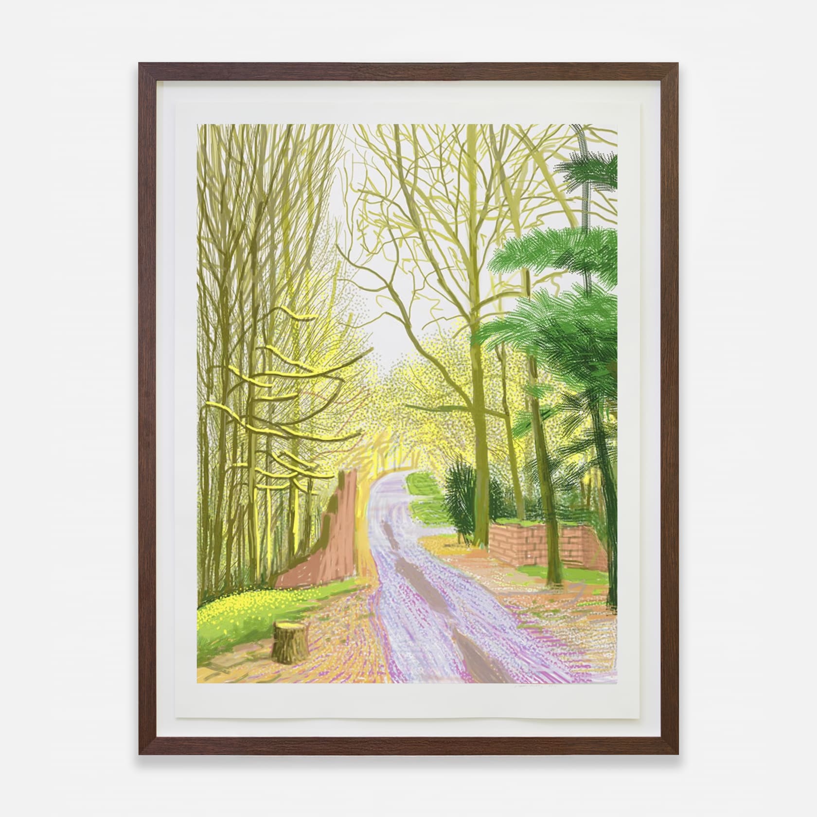 David Hockney, The Arrival of Spring in Woldgate, East Yorkshire, 30th March 2011, 2011
