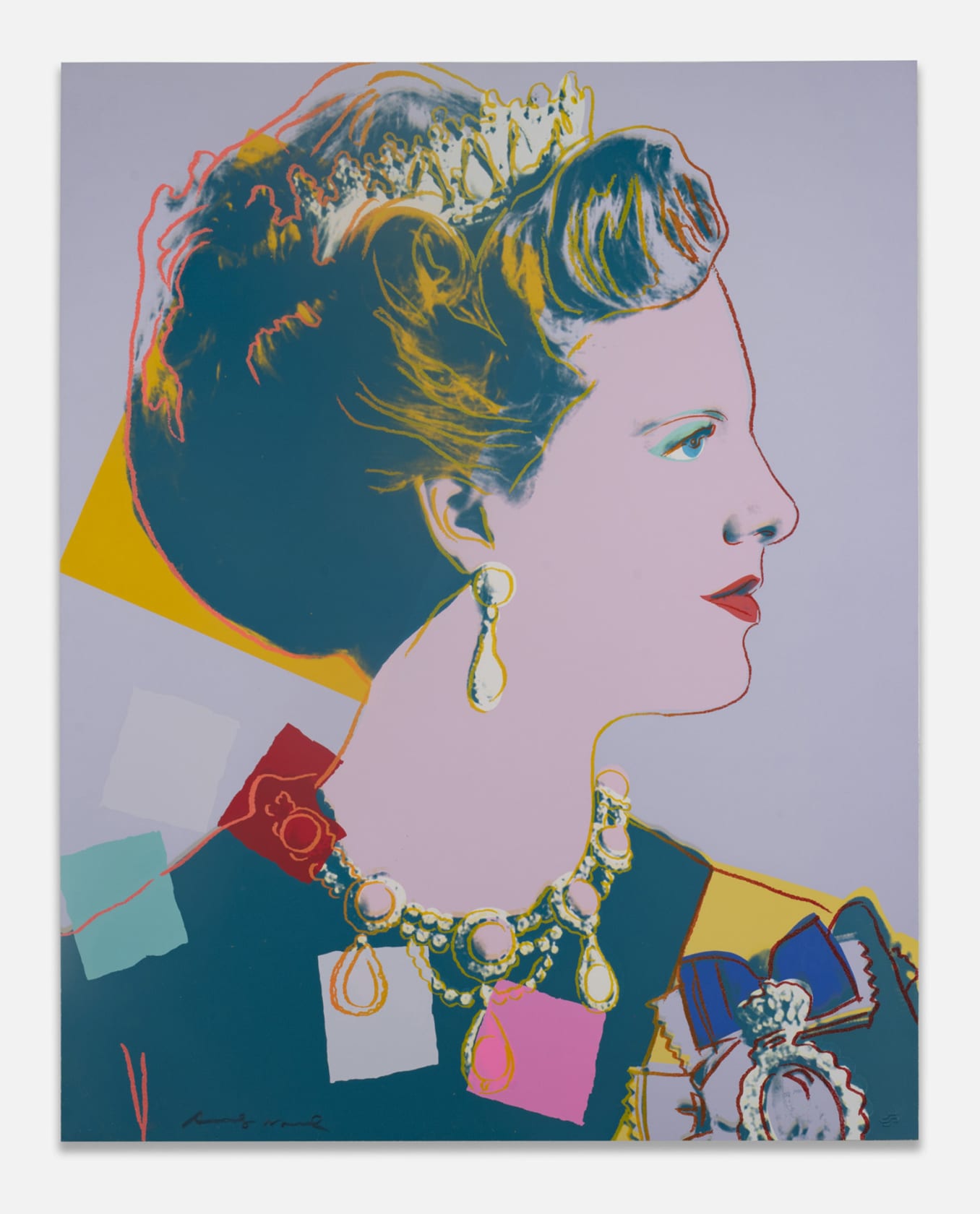 Andy Warhol, Queen Margrethe of Denmark, 1985