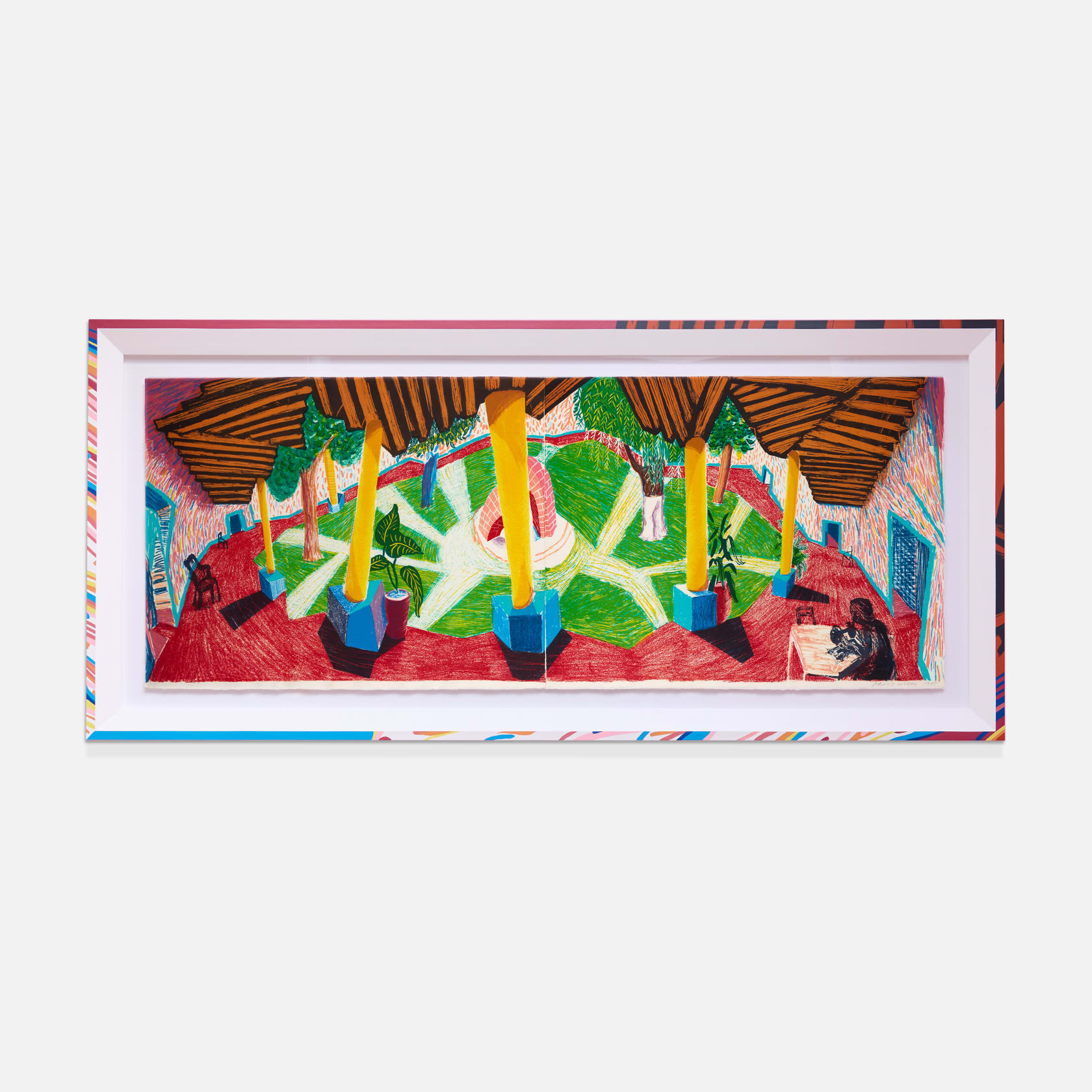 David Hockney, Hotel Acatlán: Two Weeks Later, 1985