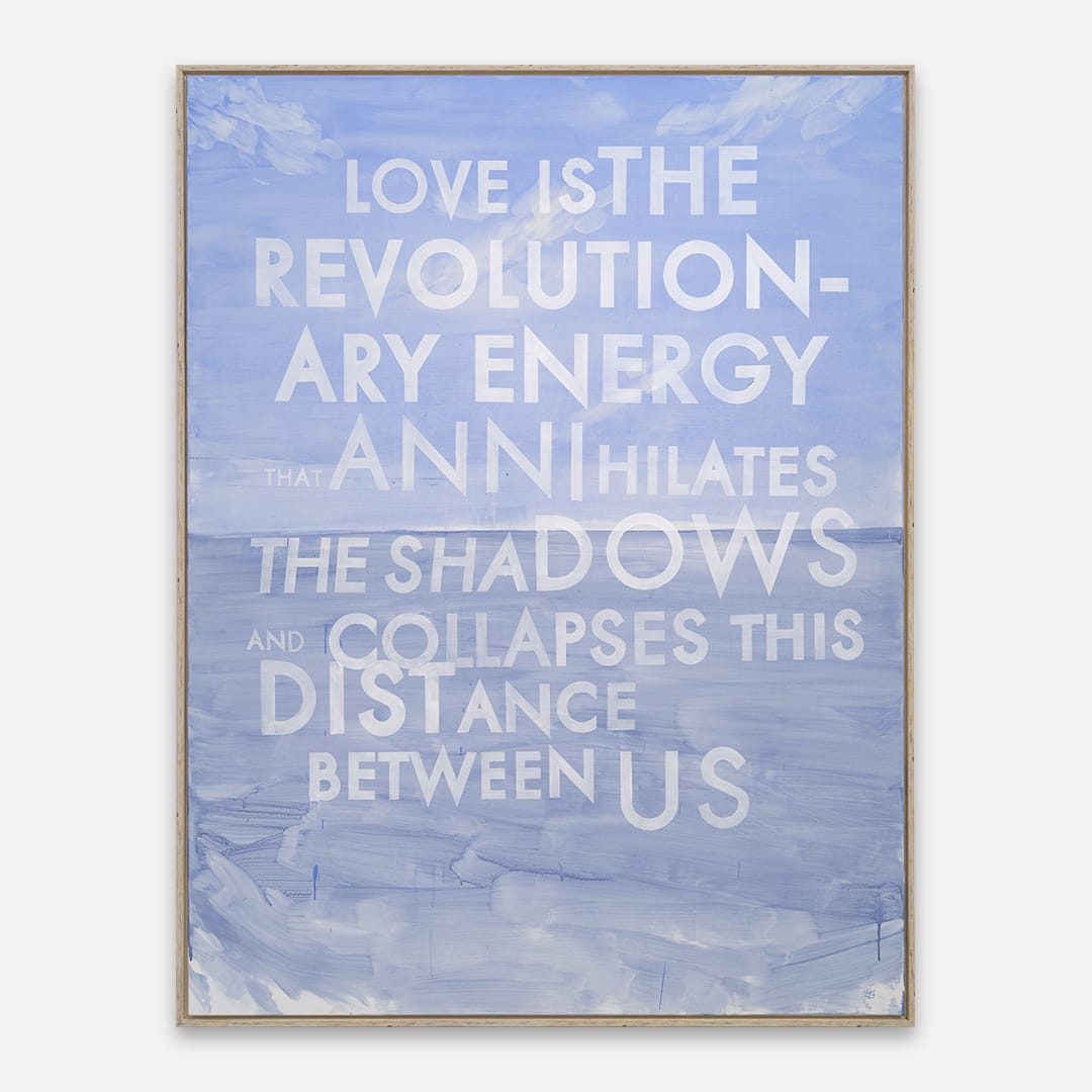 Robert Montgomery Love is the Revolutionary Energy (close)