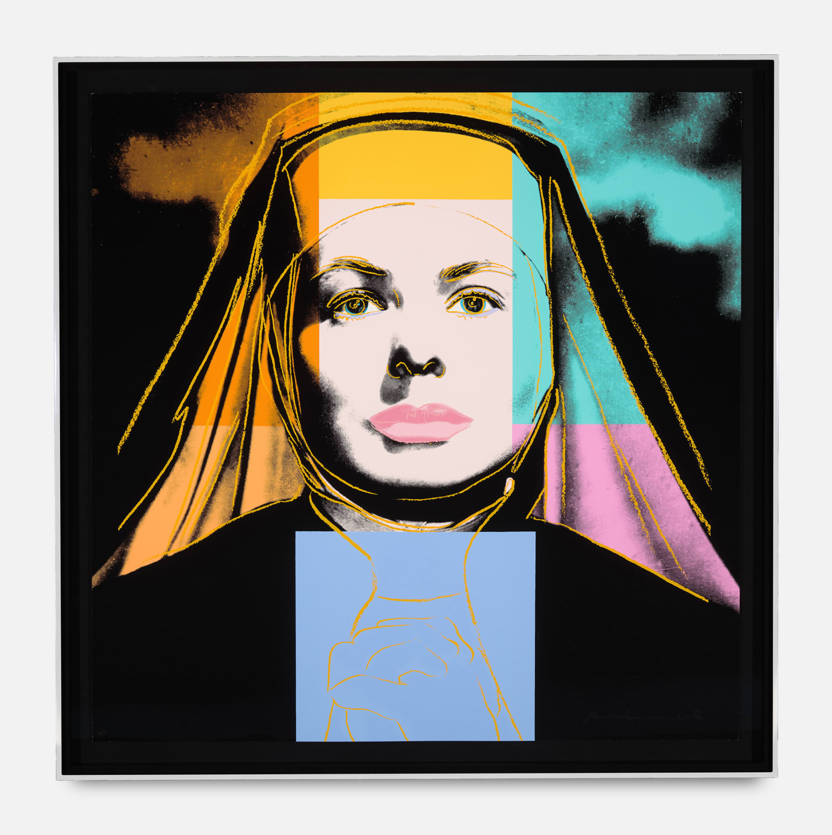 額装済/Ingrid The Nun 1983 アンディ ウォーホル/ポスター Andy Warhol, Ingrid Bergman, The Nun, 1983 | Halcyon Gallery