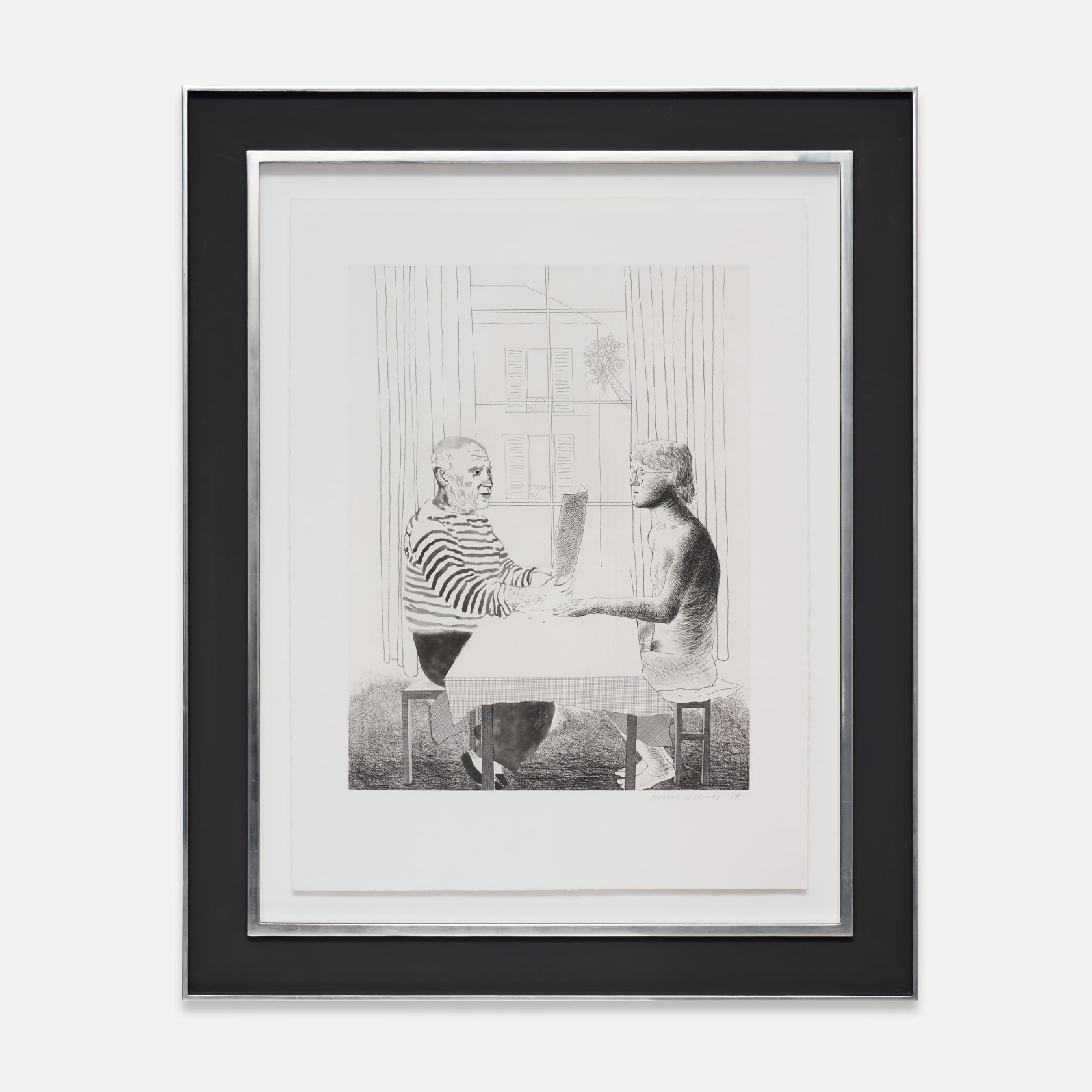 David Hockney Artist and Model