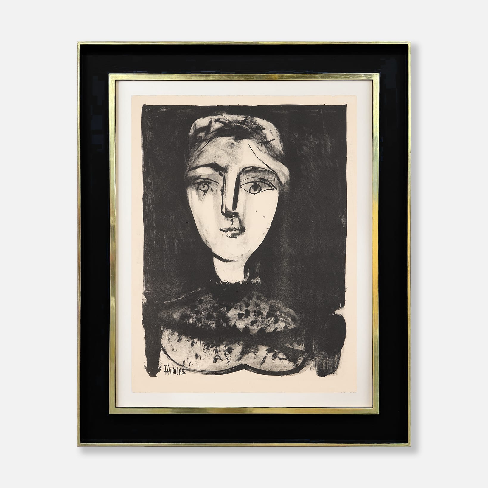 Pablo Picasso [Head of a Young Woman] Tête de jeune femme