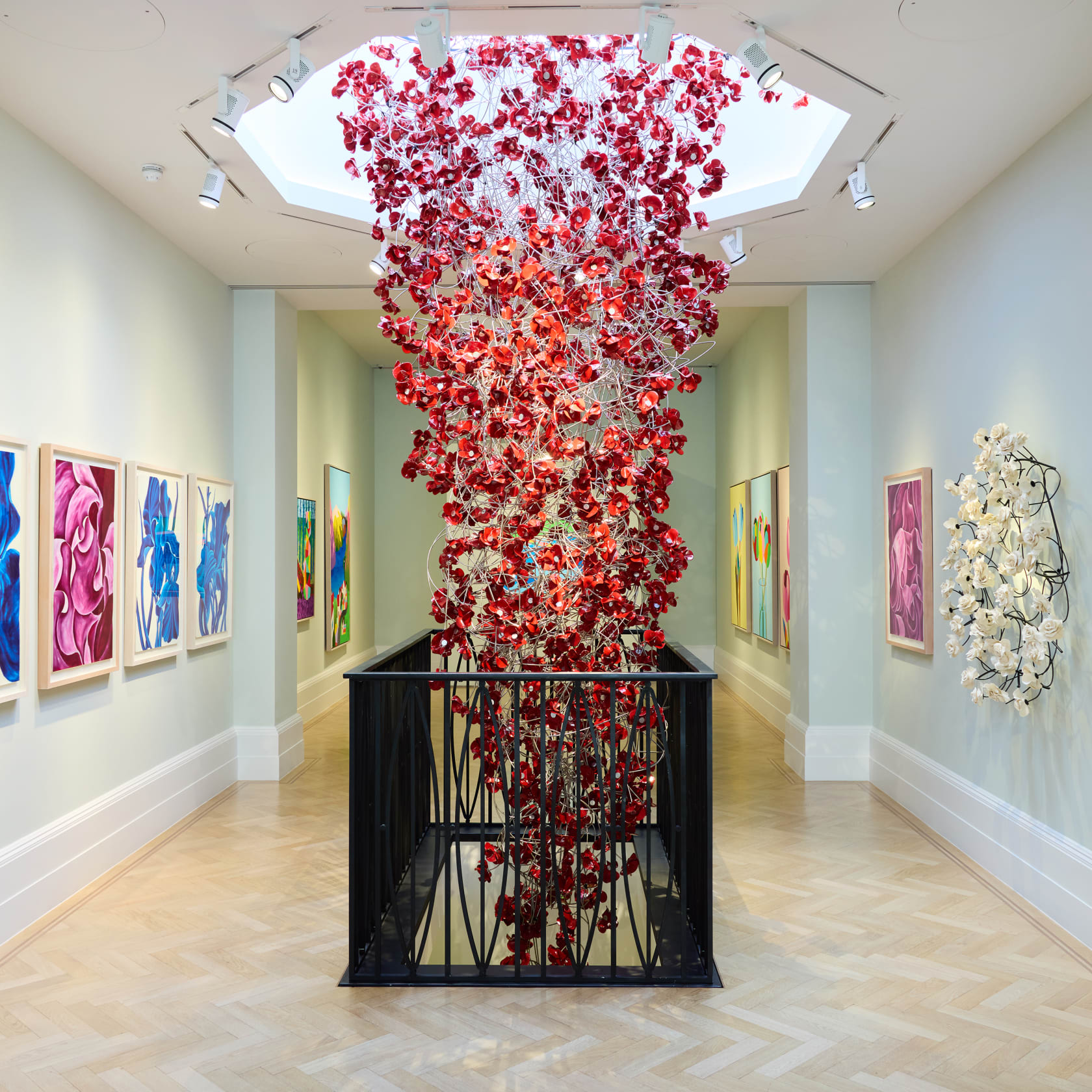 Paul Cummins MBE, Floralia (Red Cascade), 2020-2021