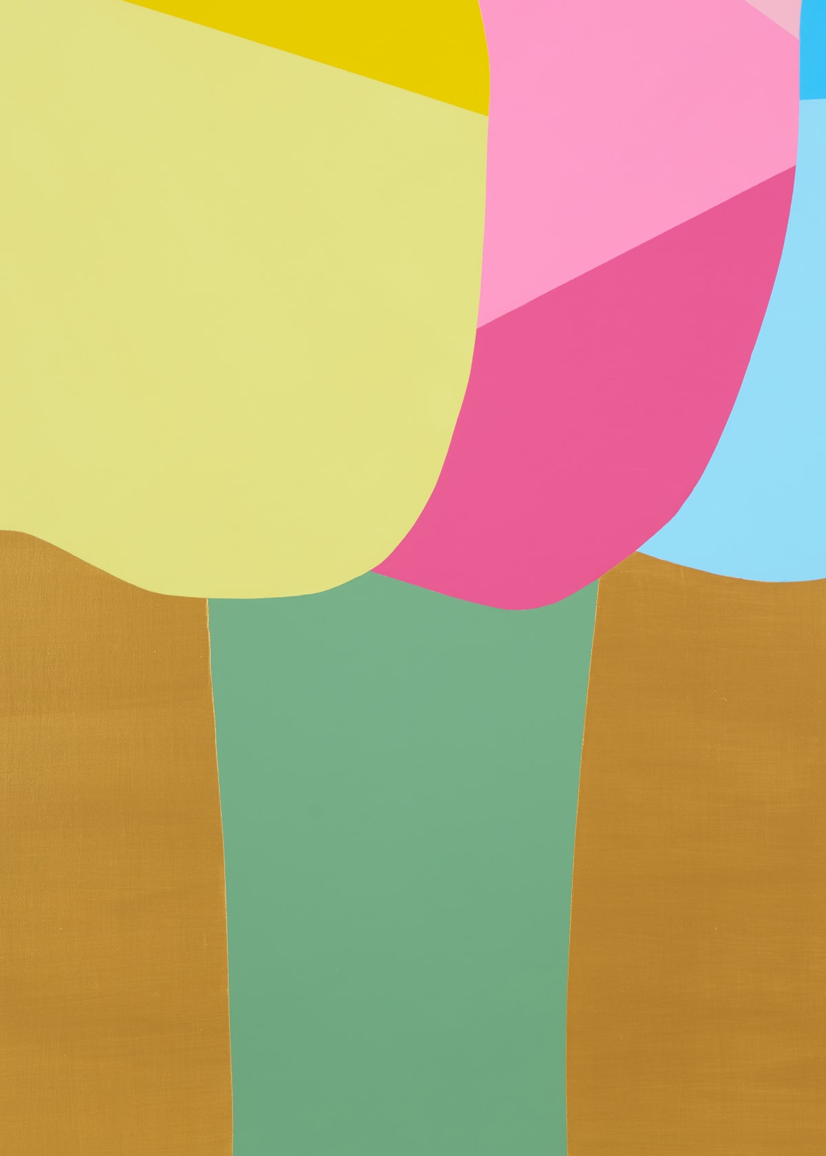 Pedro Paricio Multicolour Tulip Head On Gold