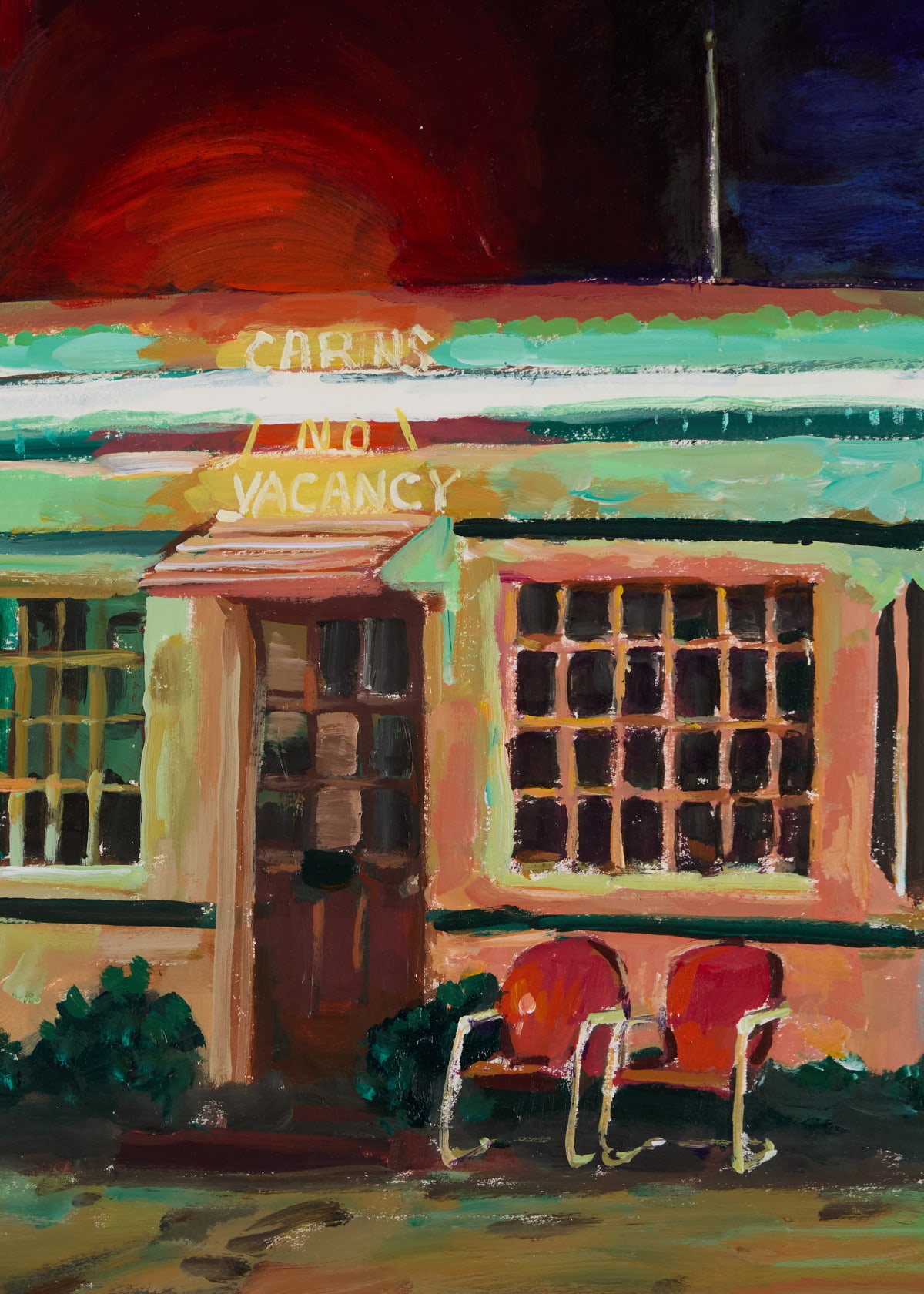 Bob Dylan, Boots Court at Night , 2024