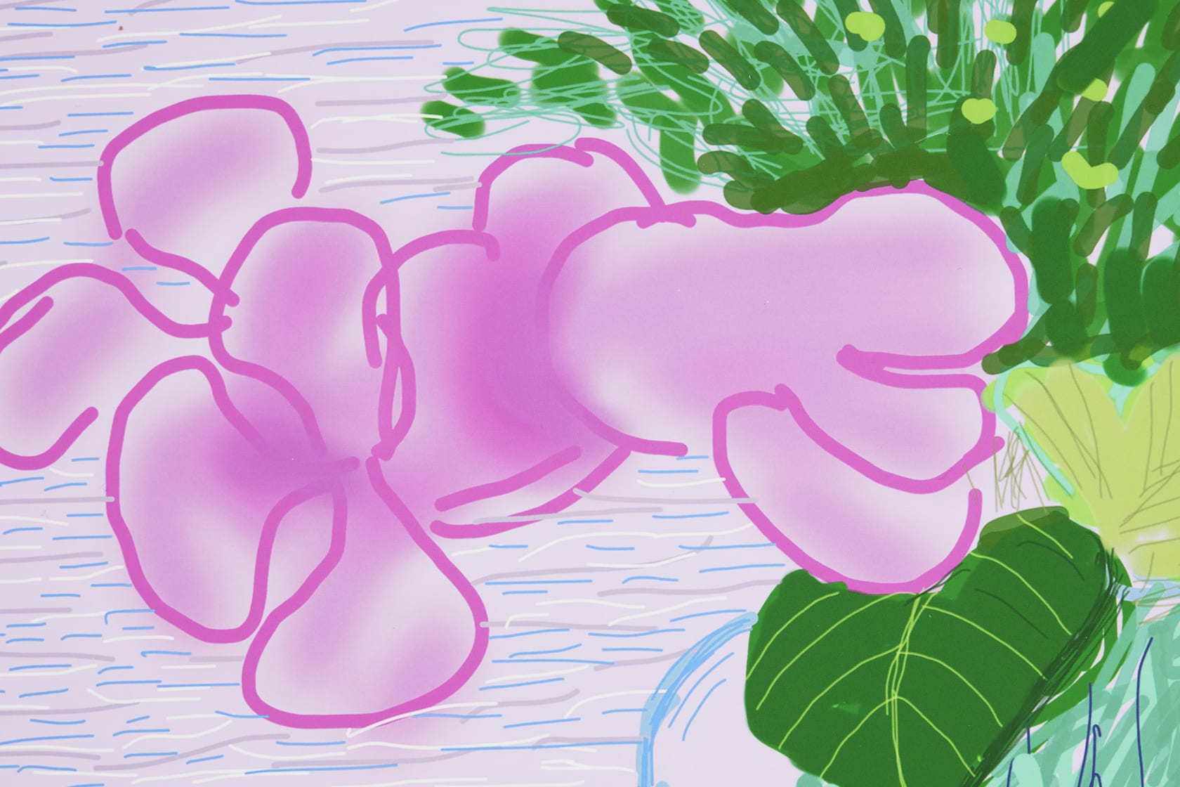 David Hockney, Untitled 329, 2010