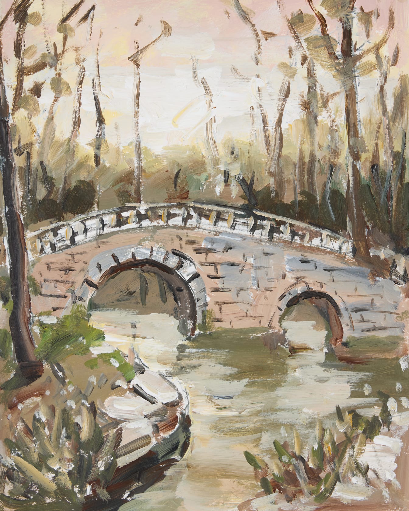 Bob Dylan Original Artwork Stone Bridge (Brown)