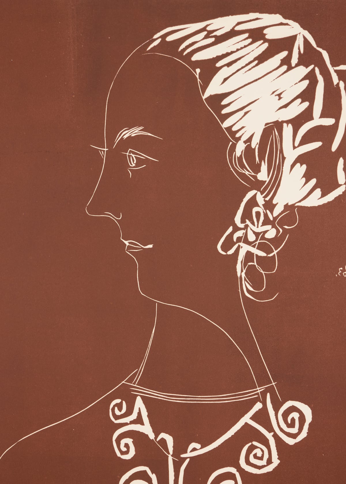 Pablo Picasso, Portrait de Mademoiselle Angela Rosengart, 1963