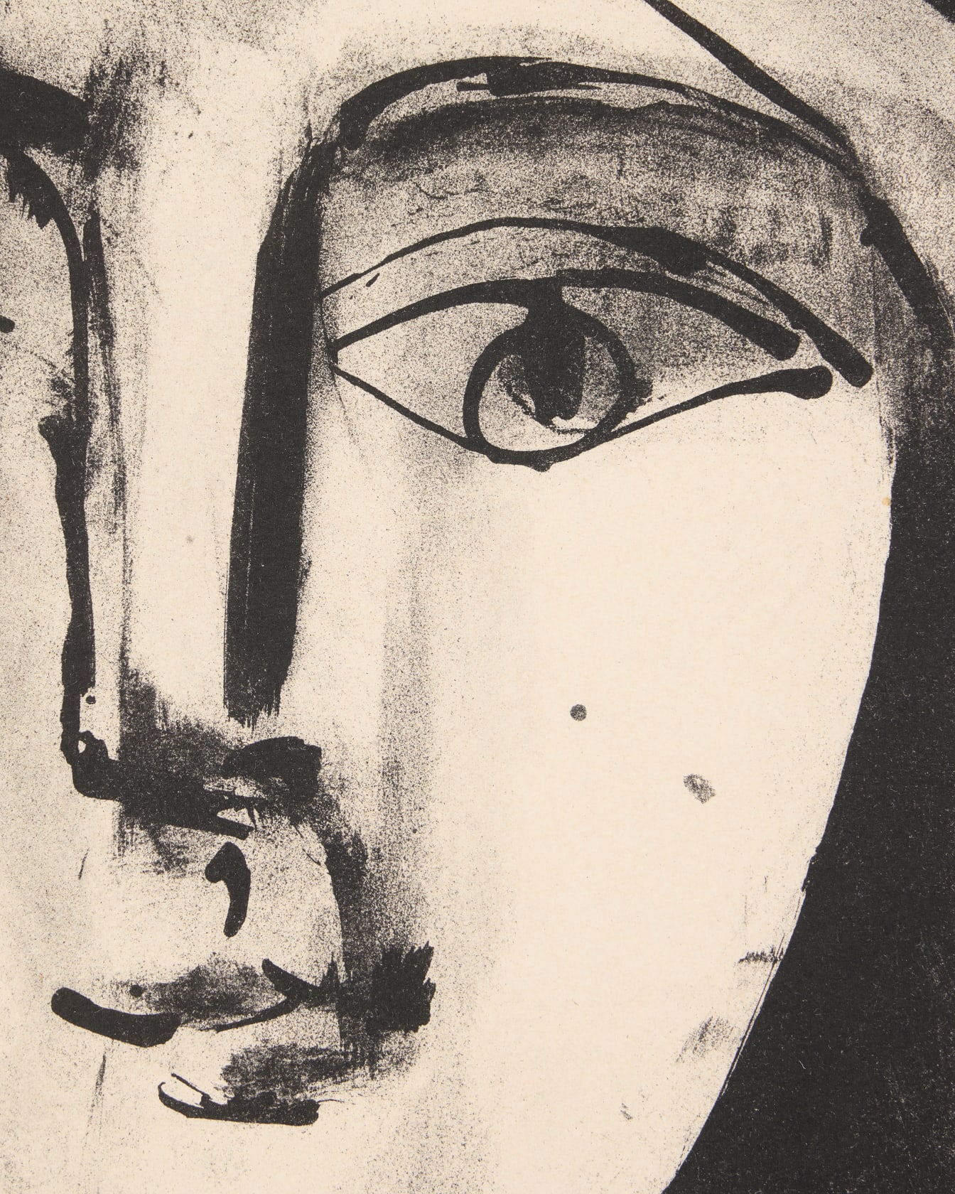 Pablo Picasso [Head of a Young Woman] Tête de jeune femme