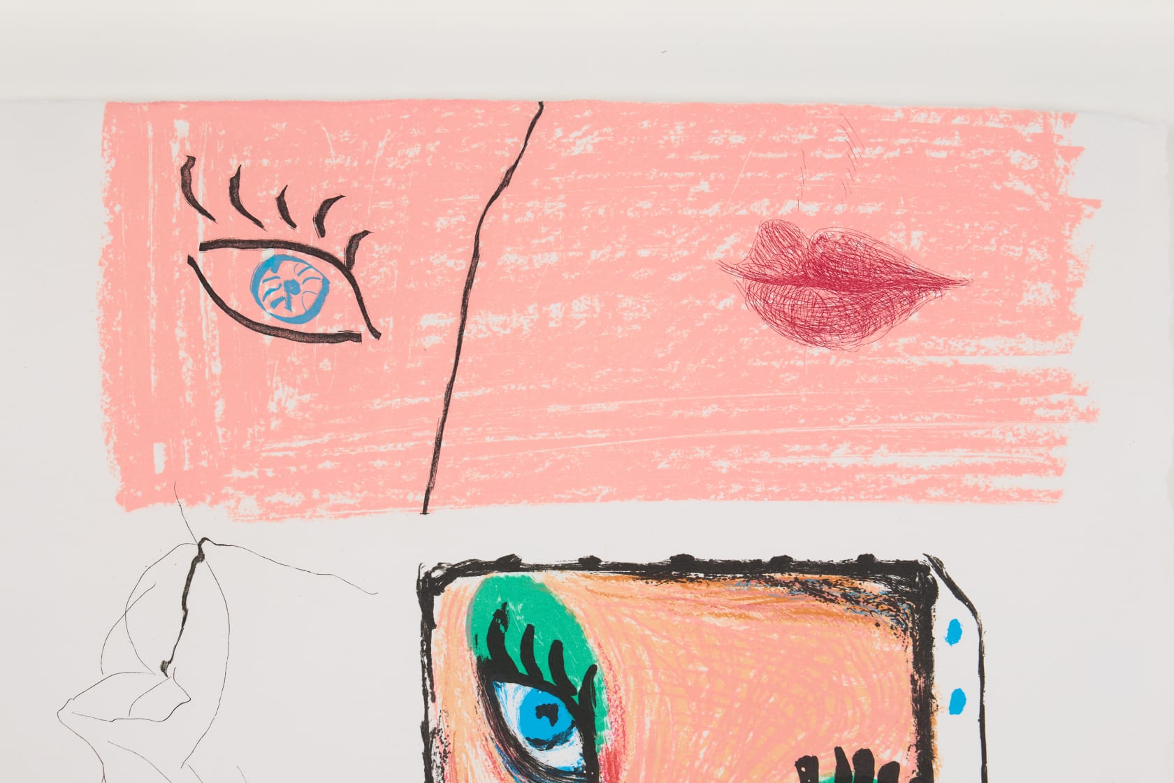 David Hockney, An Image of Celia (Study), 1984–86