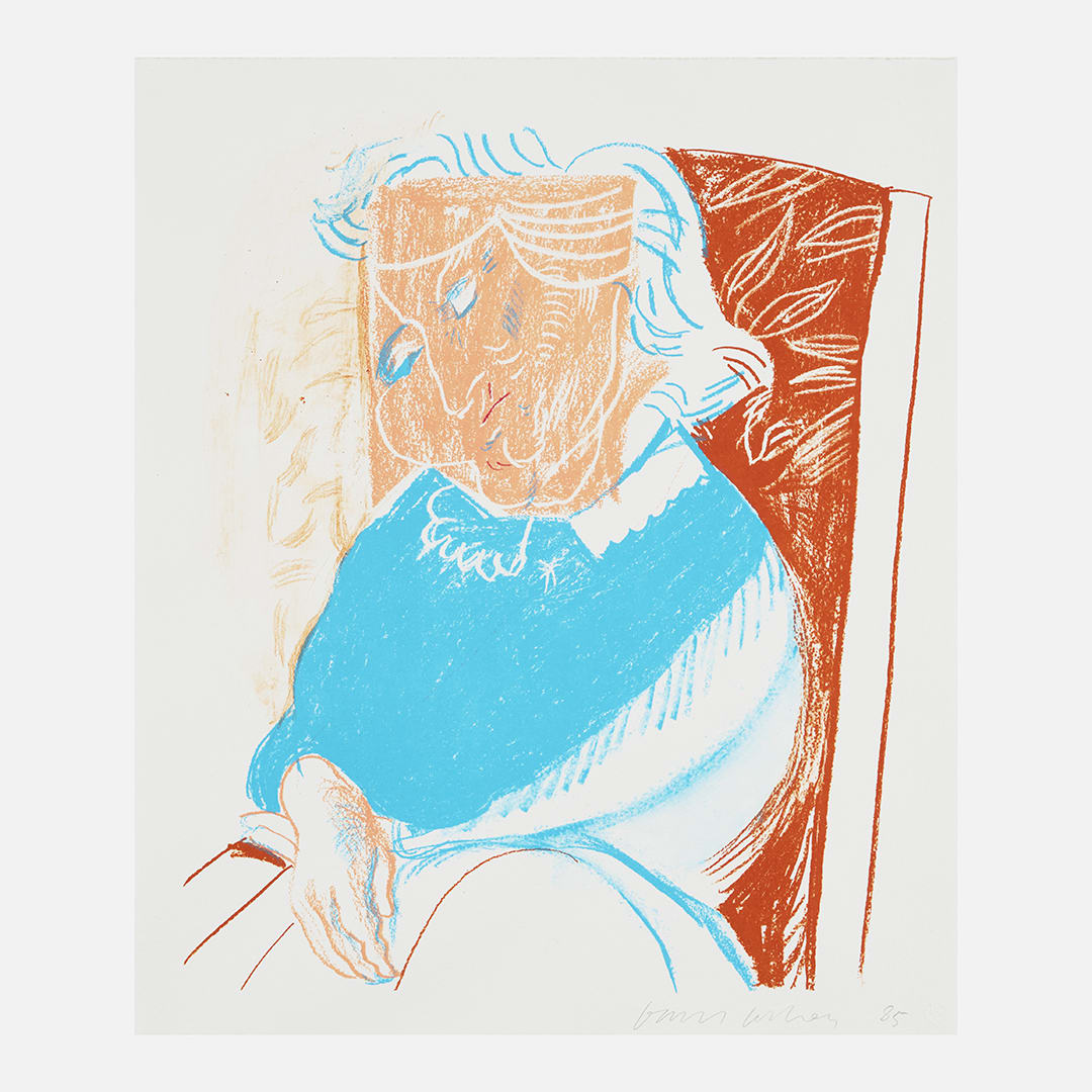 David Hockney, Portrait of Mother II, 1985
