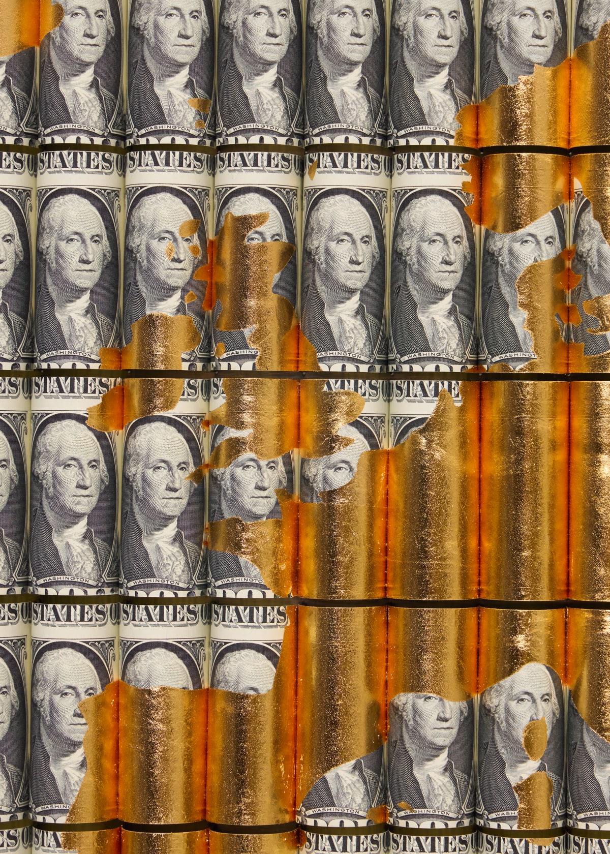 Santiago Montoya Red Golden World Map