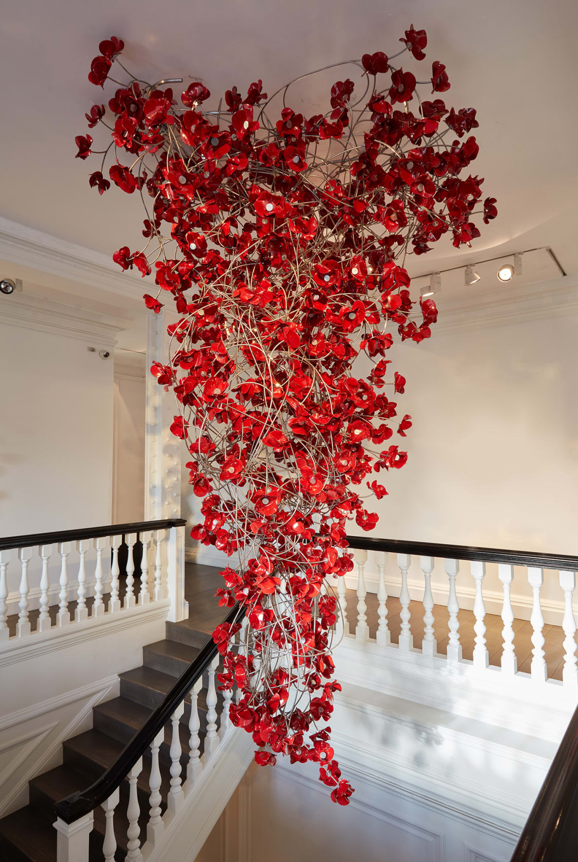 Paul Cummins MBE, Floralia (Red Cascade), 2020-2021