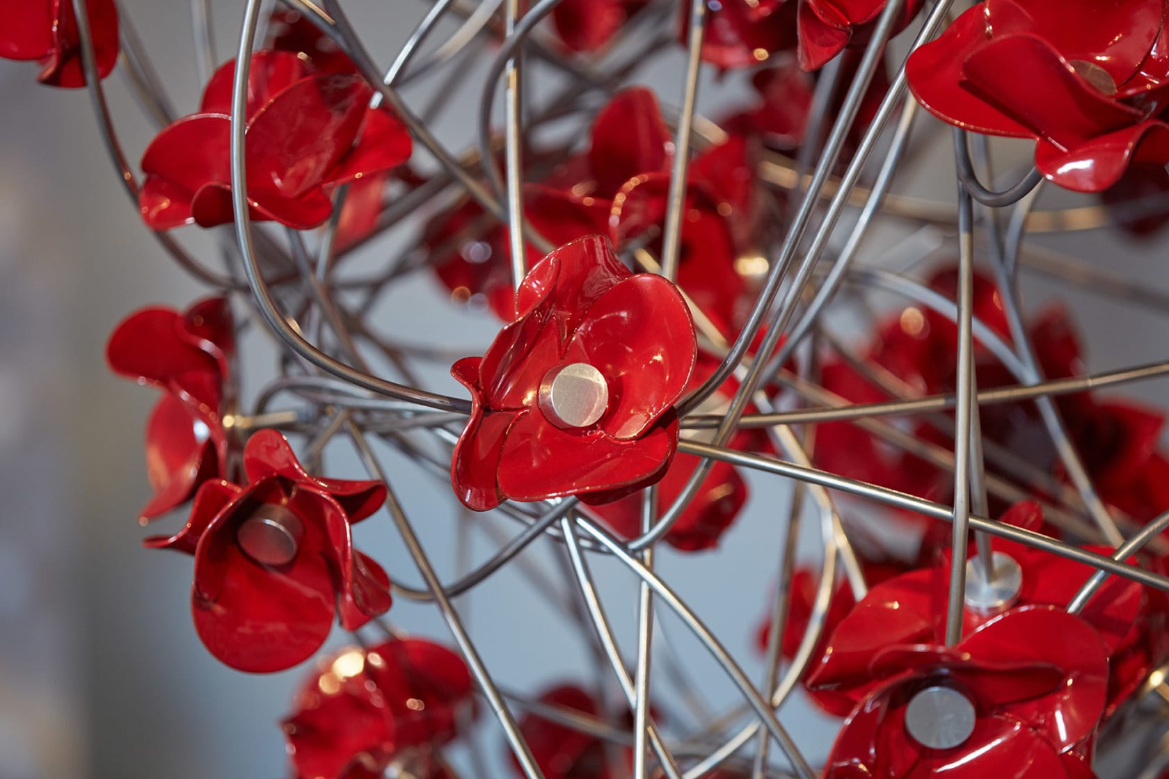 Paul Cummins MBE, Floralia (Red Cascade), 2020-2021