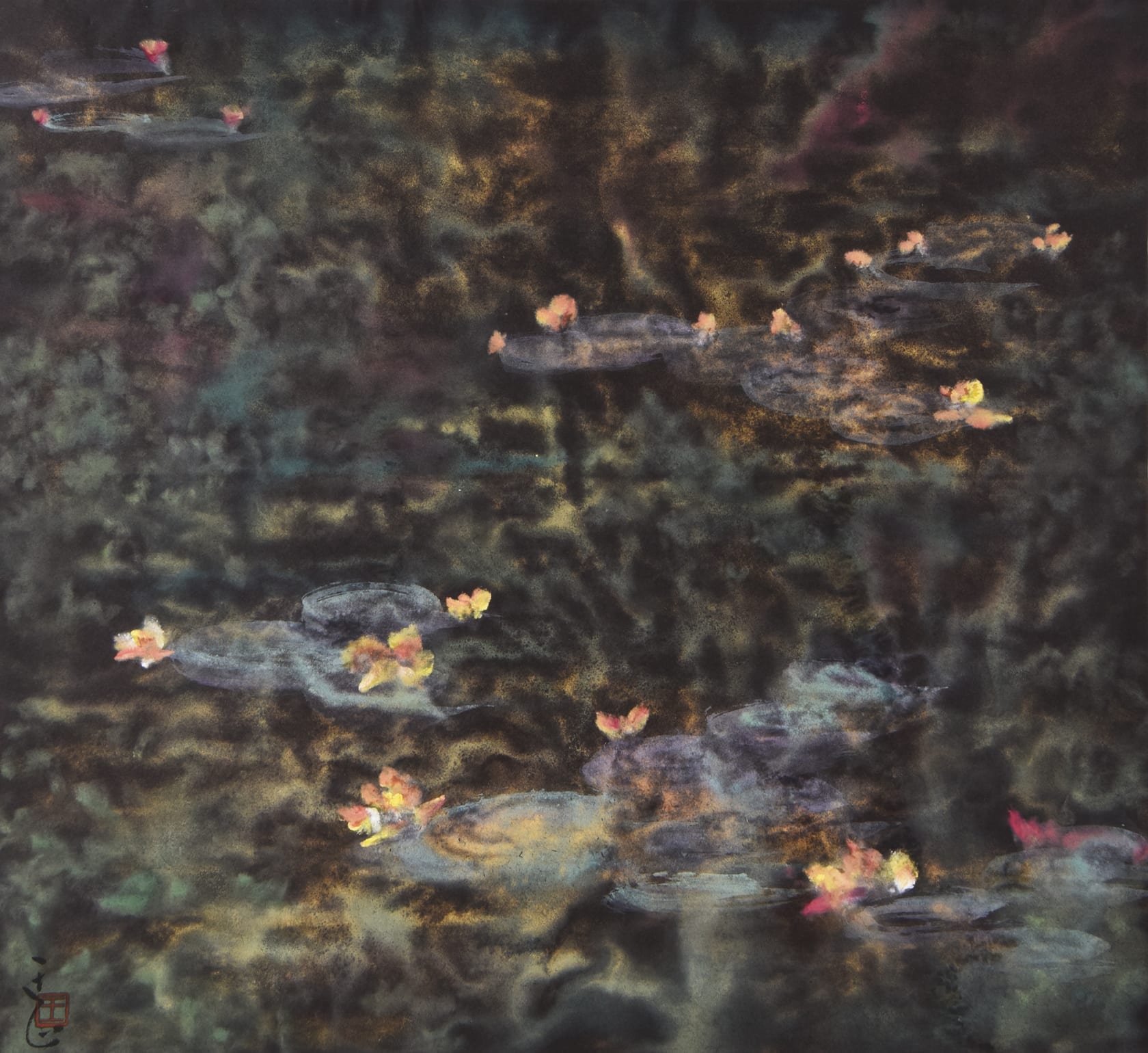 Wang Tingxin, Water Lilies in Early Summer, 2017