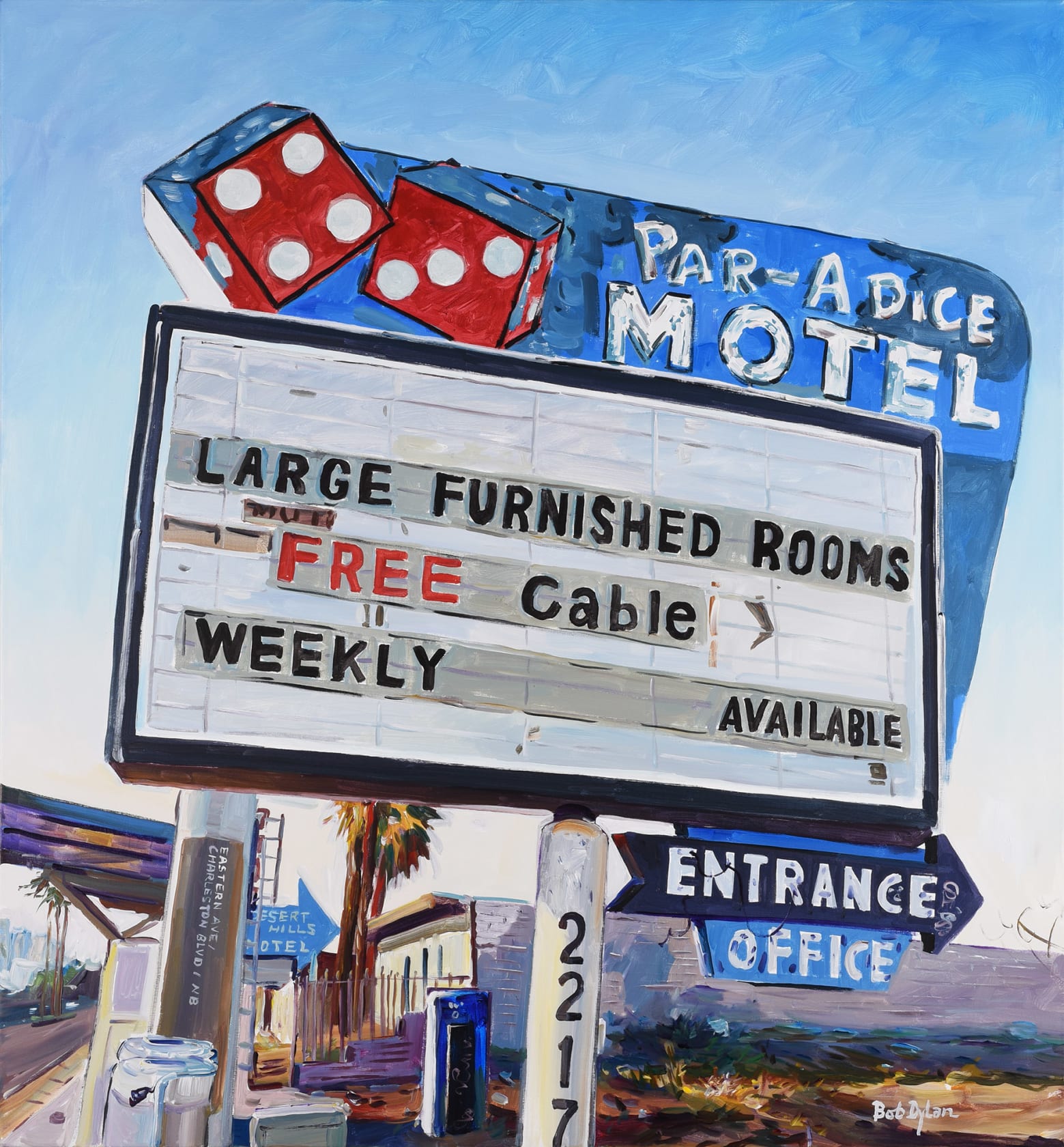 Bob Dylan Original Artwork Out of Luck