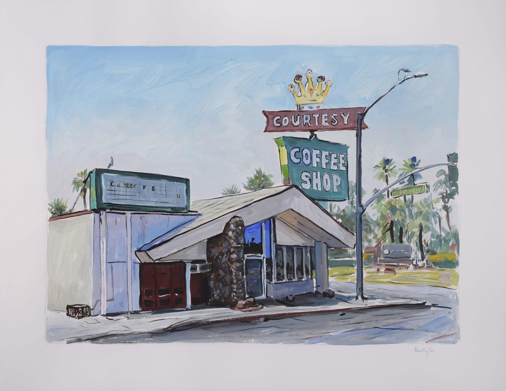 Bob Dylan, Courtesy Coffeeshop, Walnut Creek