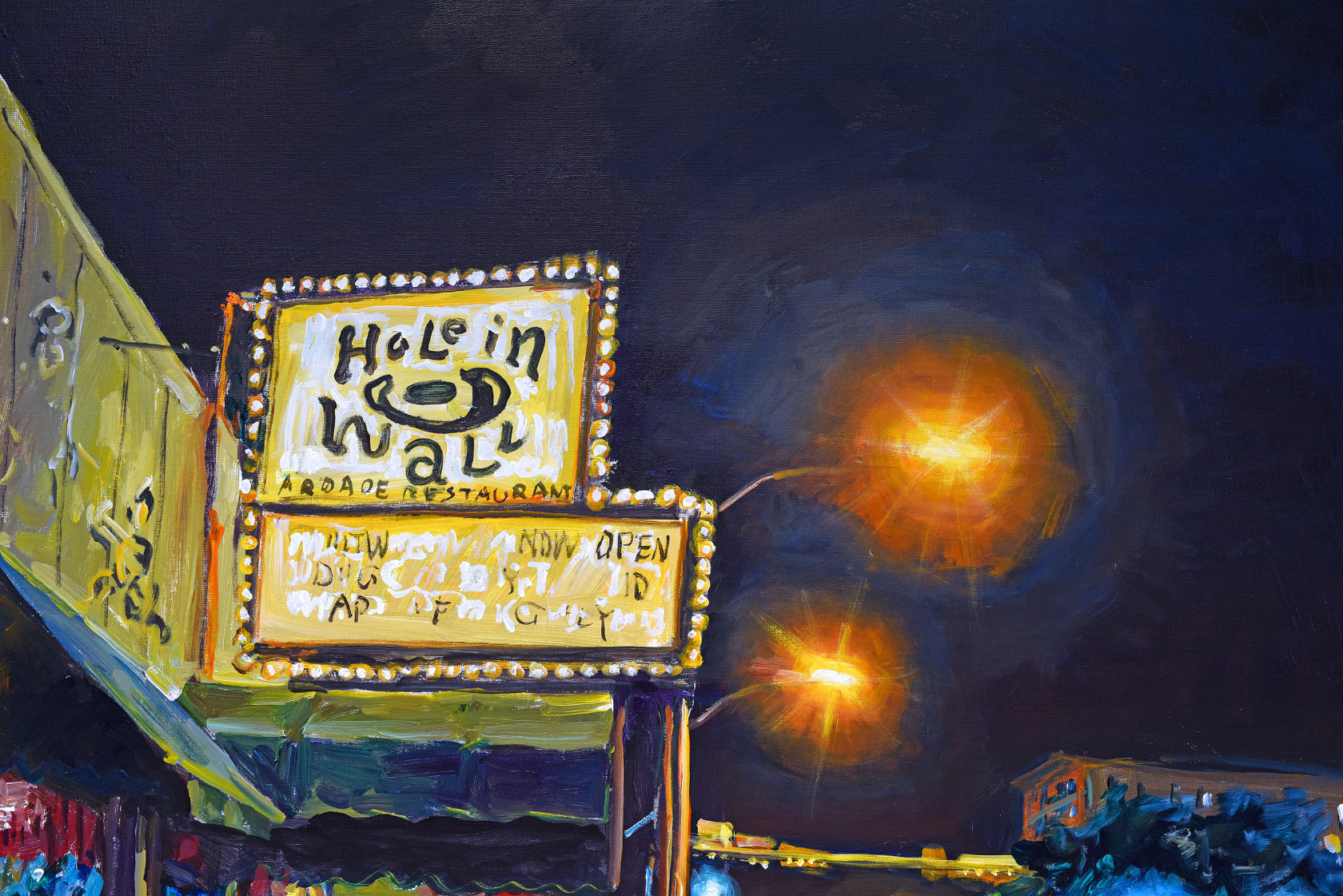 Bob Dylan Original Artwork Hole In The Wall