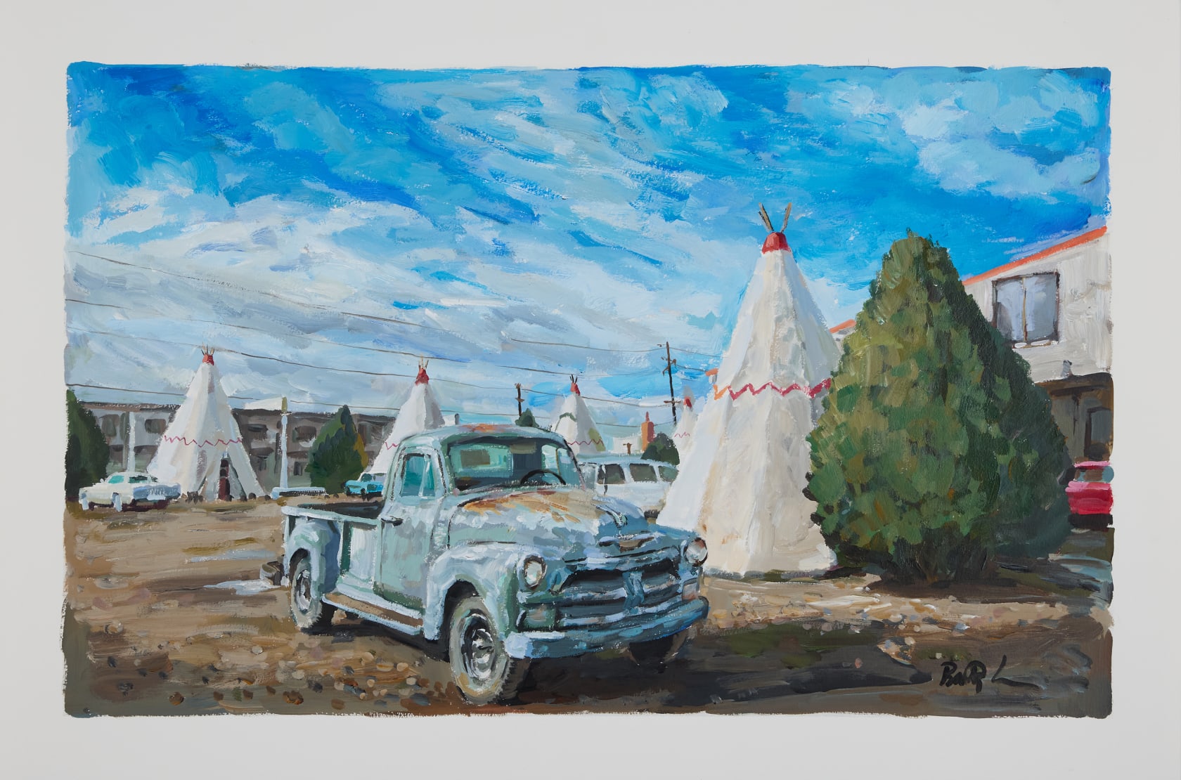 Bob Dylan, Wigwam With Blue Truck