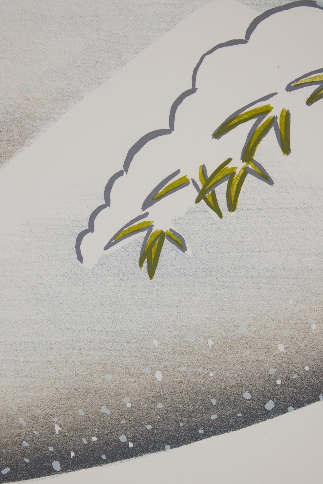 David Hockney, Snow, 1973