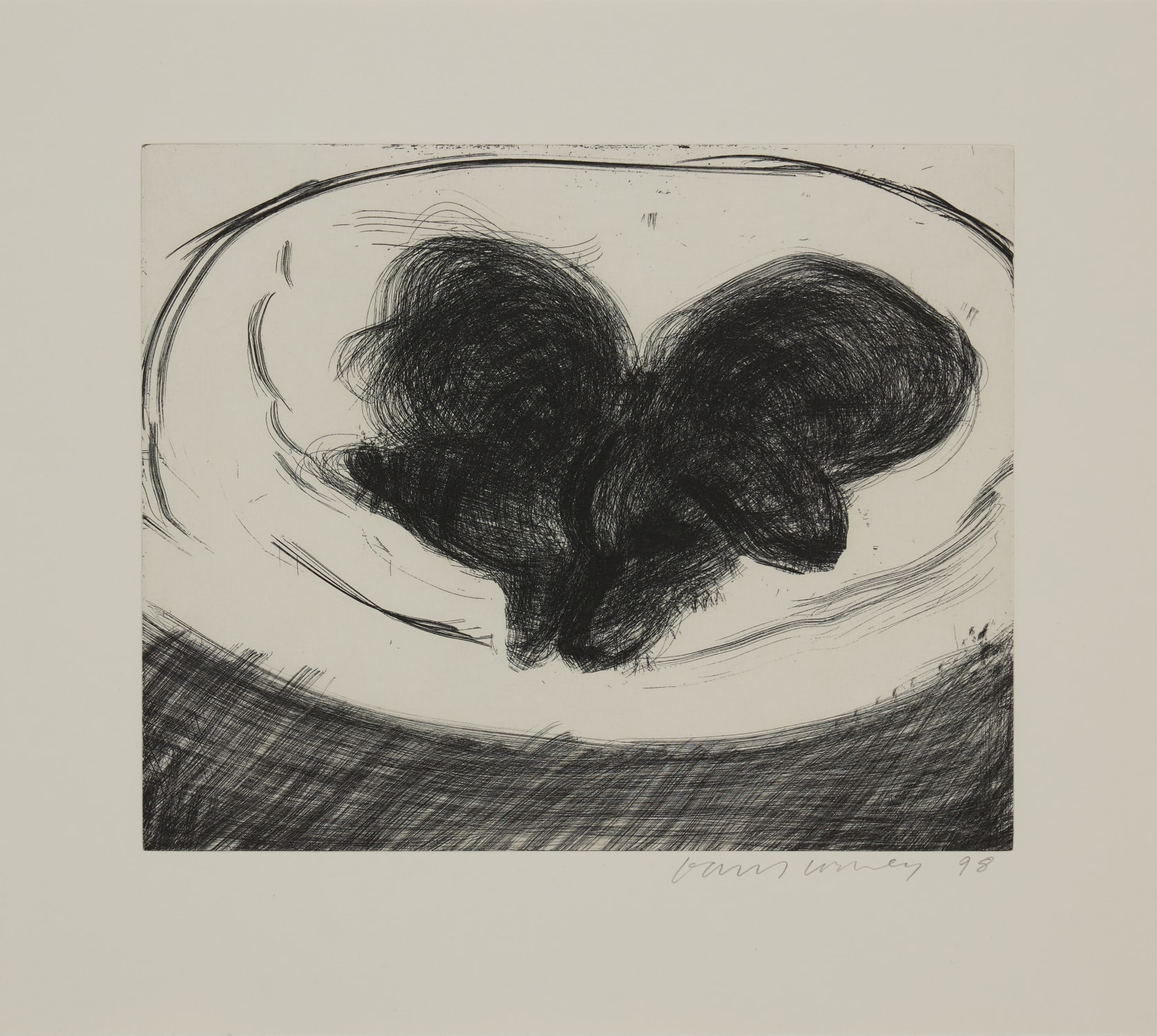 David Hockney, Dog Wall, 1998