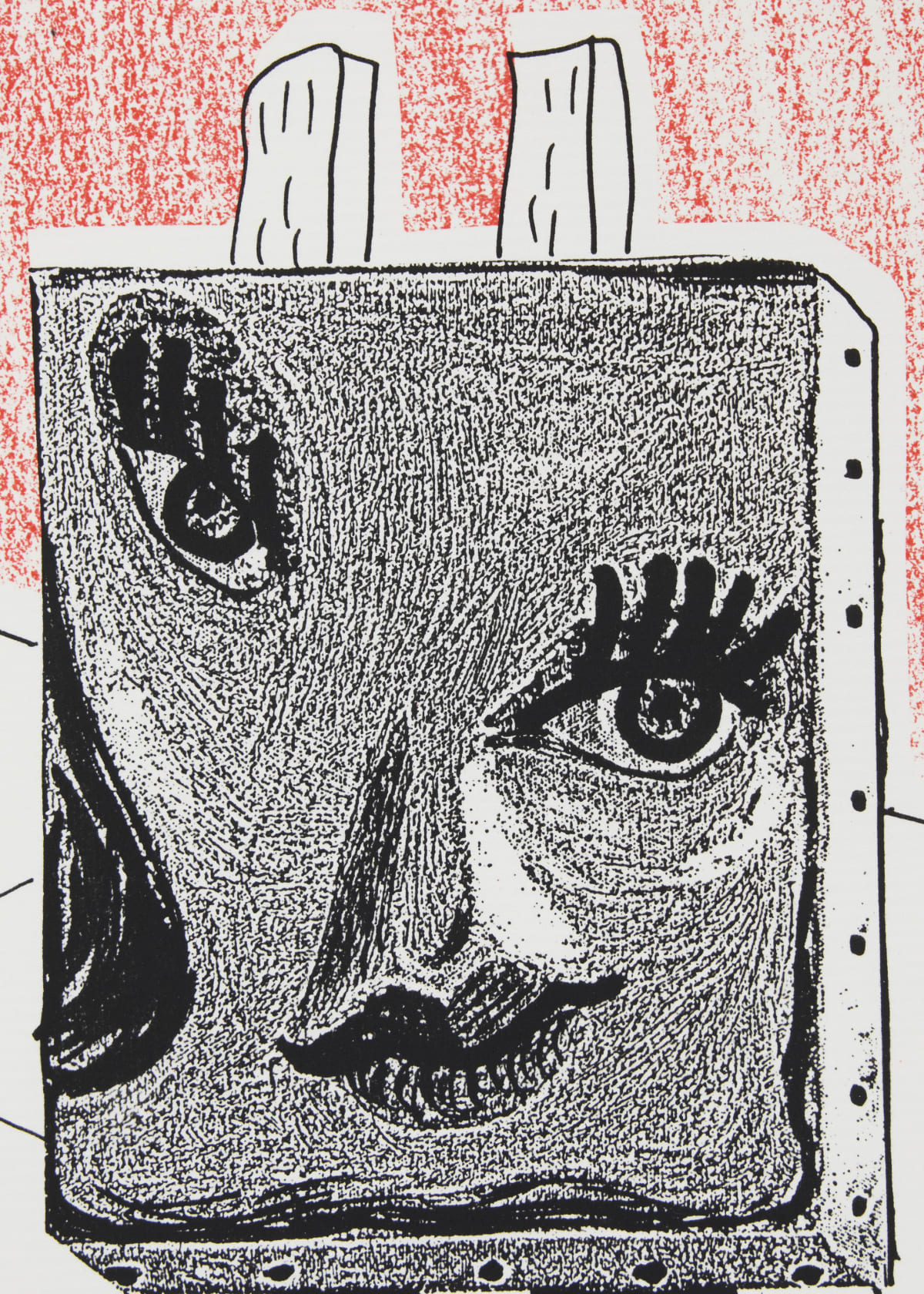 David Hockney, Celia with Chair , 1986