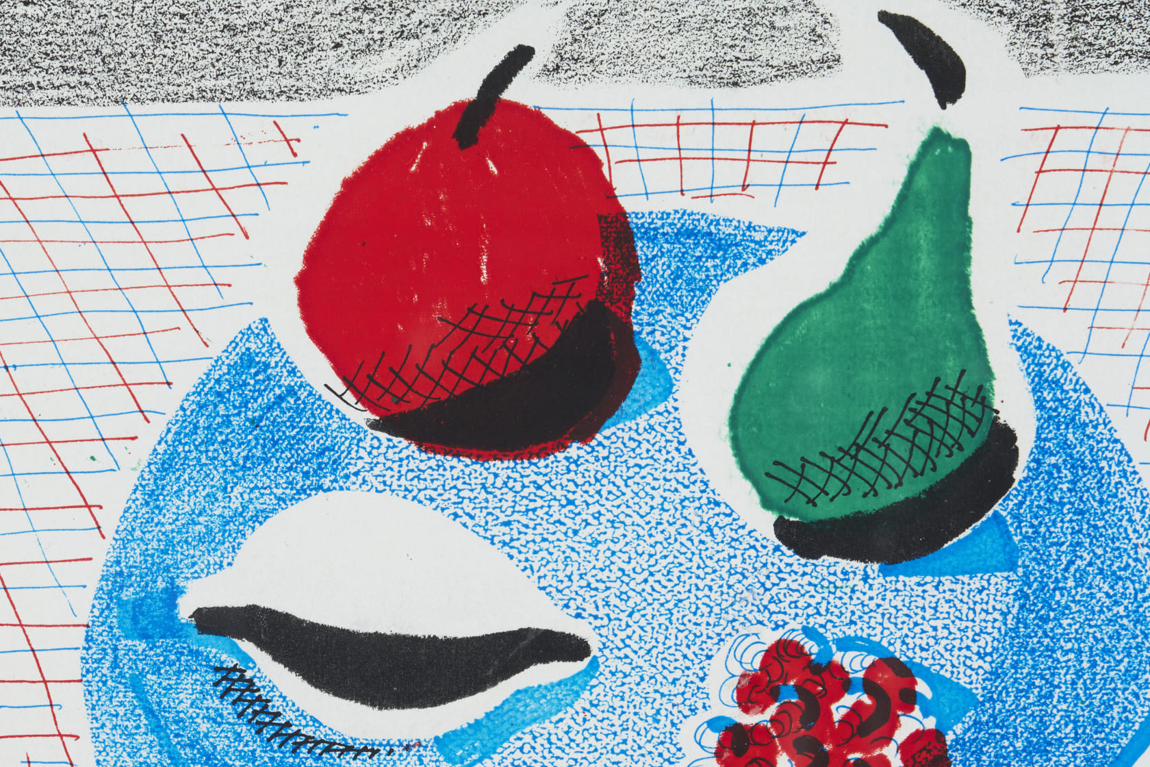 David Hockney, The Round Plate , 1986