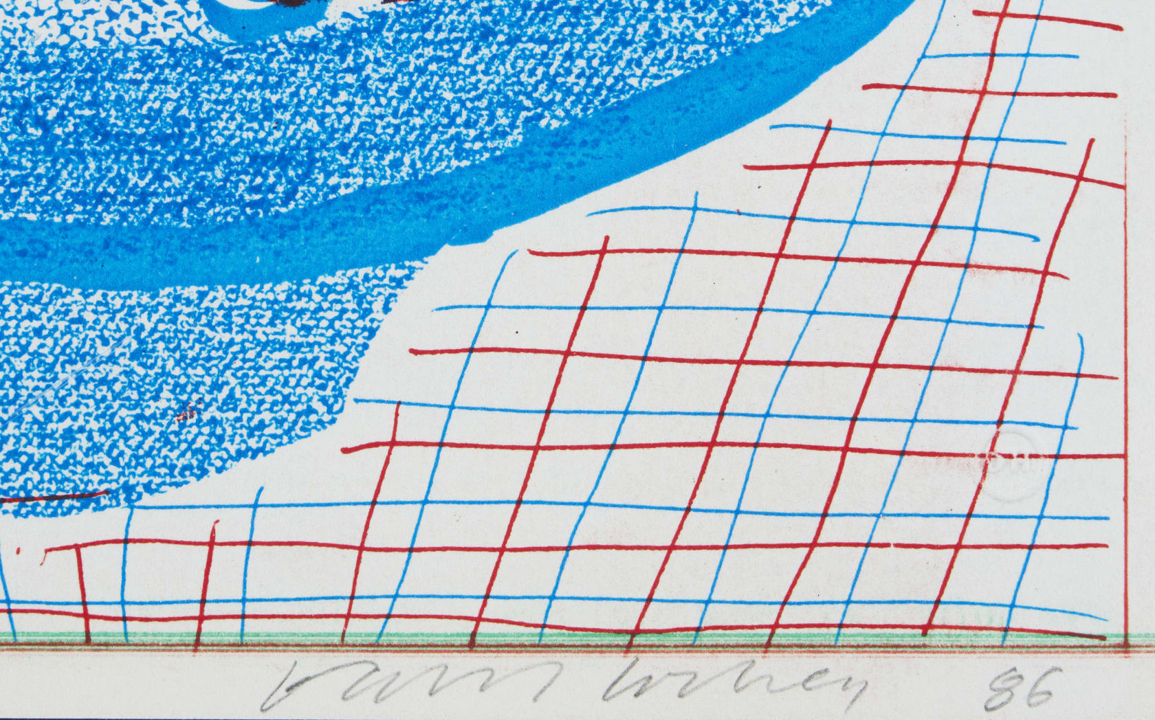 David Hockney, The Round Plate , 1986