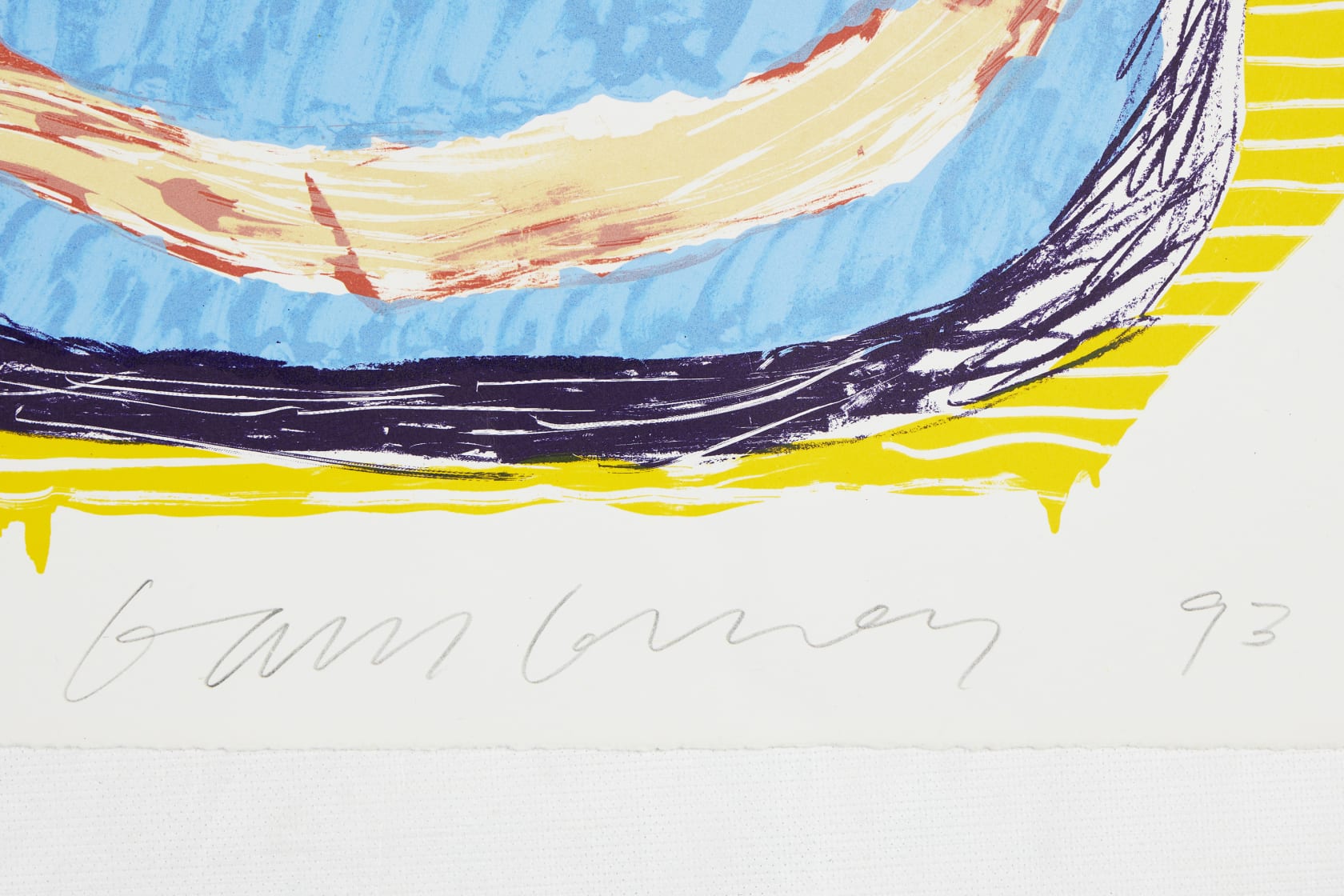 David Hockney, Ink in the Room , 1993