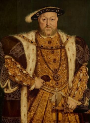 After Hans Holbein The Younger (1497/8-1543), Portrait of Henry VIII (1491-1547).