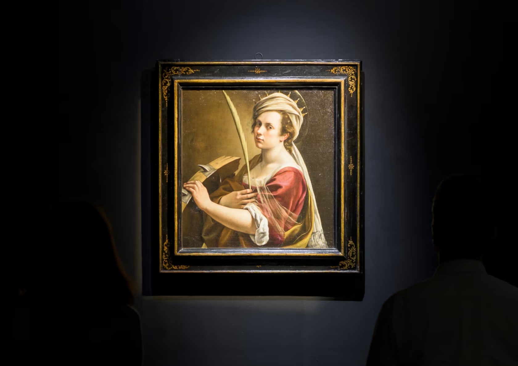 Artemisia Gentileschi, Self Portrait as Saint Catherine of Alexandria, 1615–17 (C) Ikon Gallery.