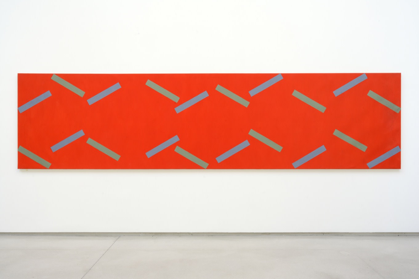Rosemarie Castoro Red Blue Green Bar, 1965