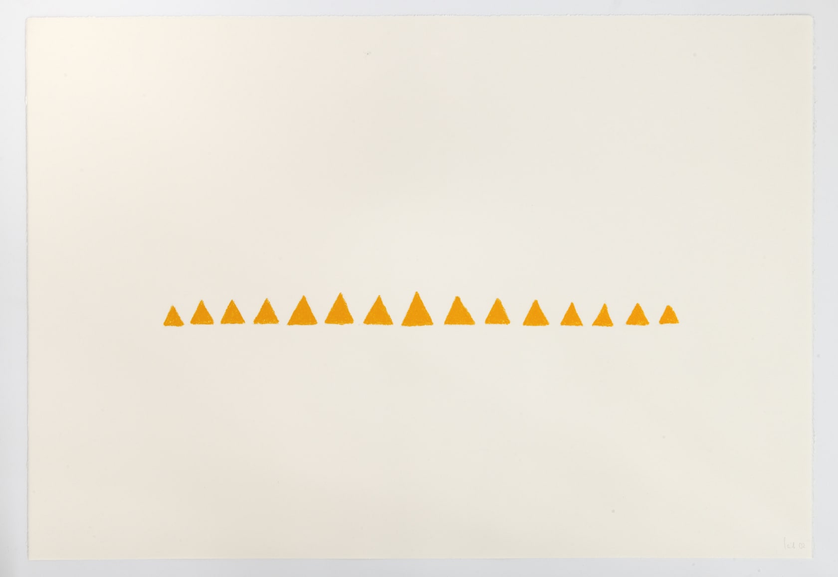 Untitled, 2001 Oil pastel and pencil on paper Unframed: 63 x 90 cm (24.8 x 35.4 in)