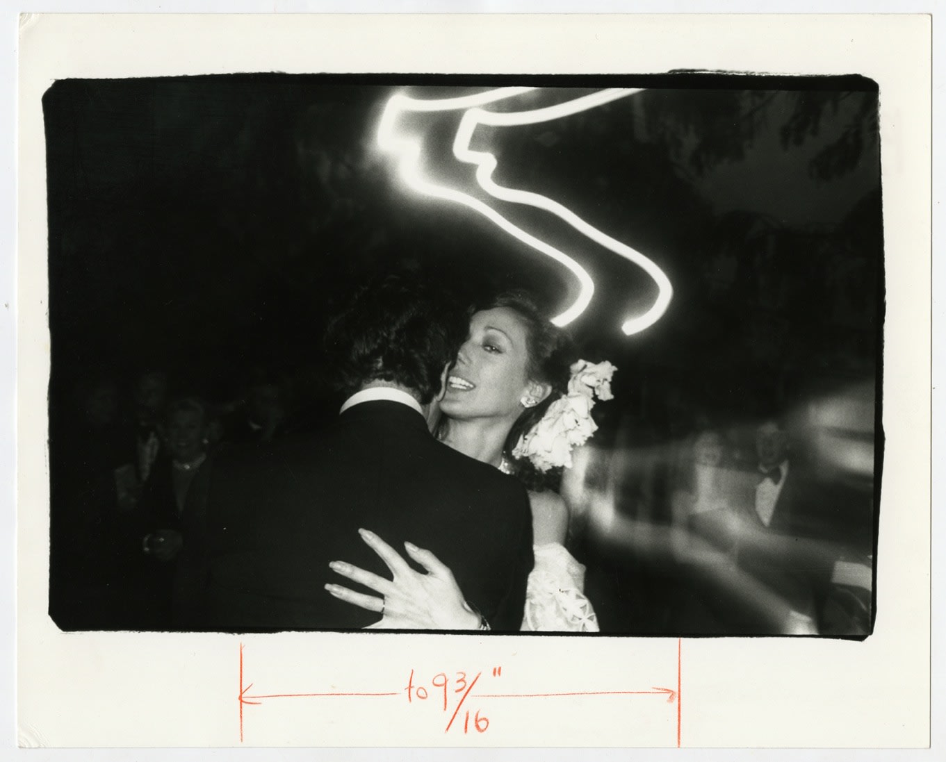 James Randall and Marisa Berenson, on their Wedding Day, Beverly Hills, 1976, 1976 Vintage gelatin silver print 20.3 x 25.4...