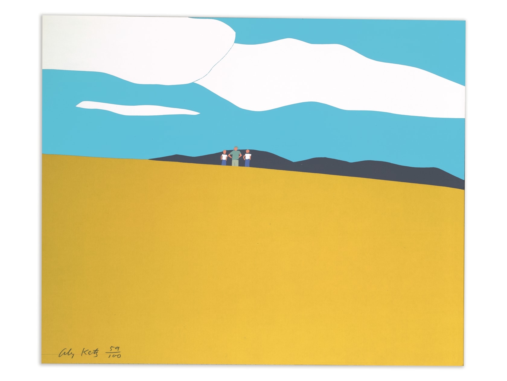 Blueberry Field, 1968 Silkscreen in seven colours 35.6 x 43.2 cm (14 x 17 in) $12,000
