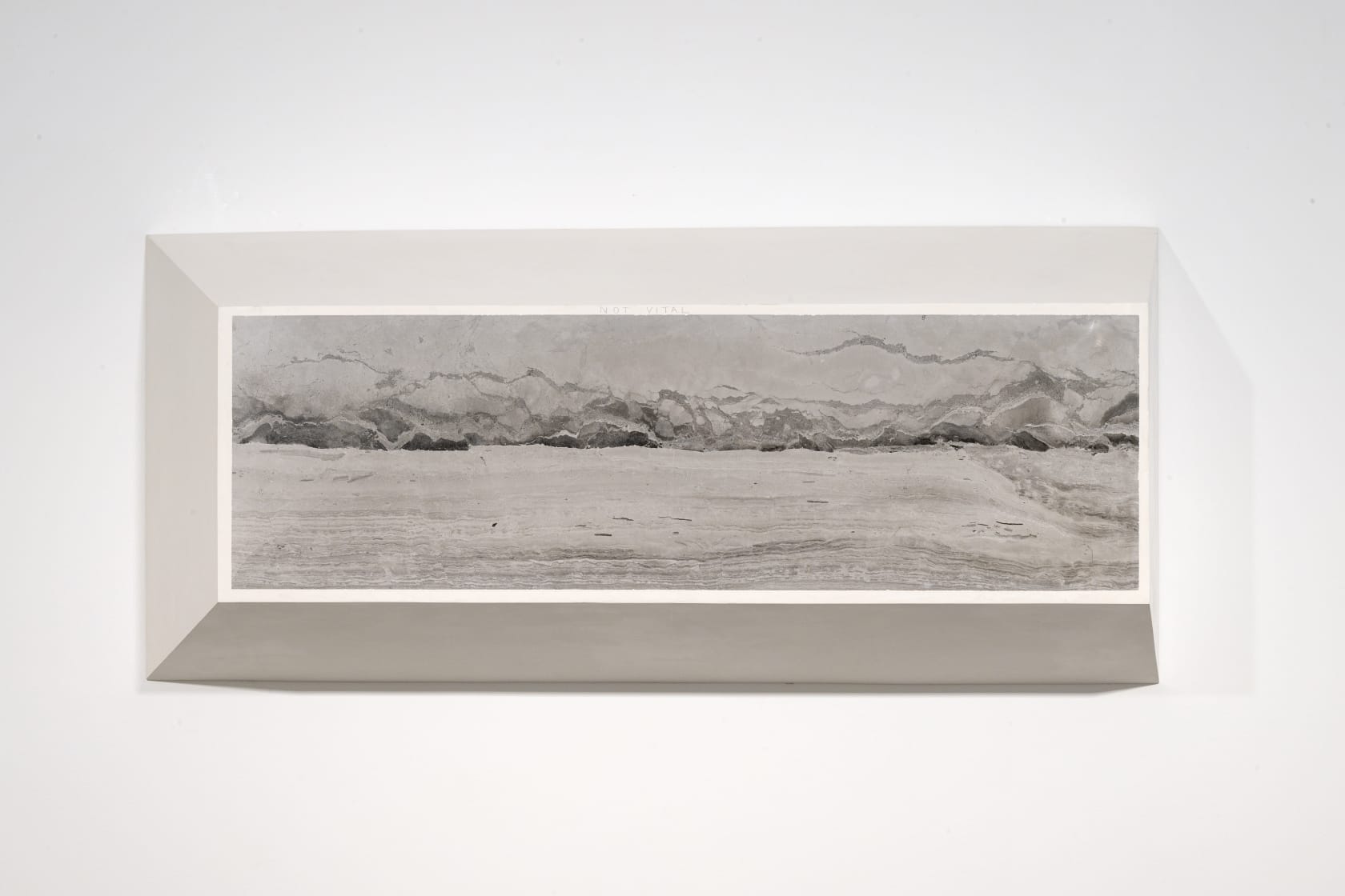 Landscape, 2023 Marble and plaster 60 x 135 x 30 cm (23.62 x 53.15 x 11.81 in)