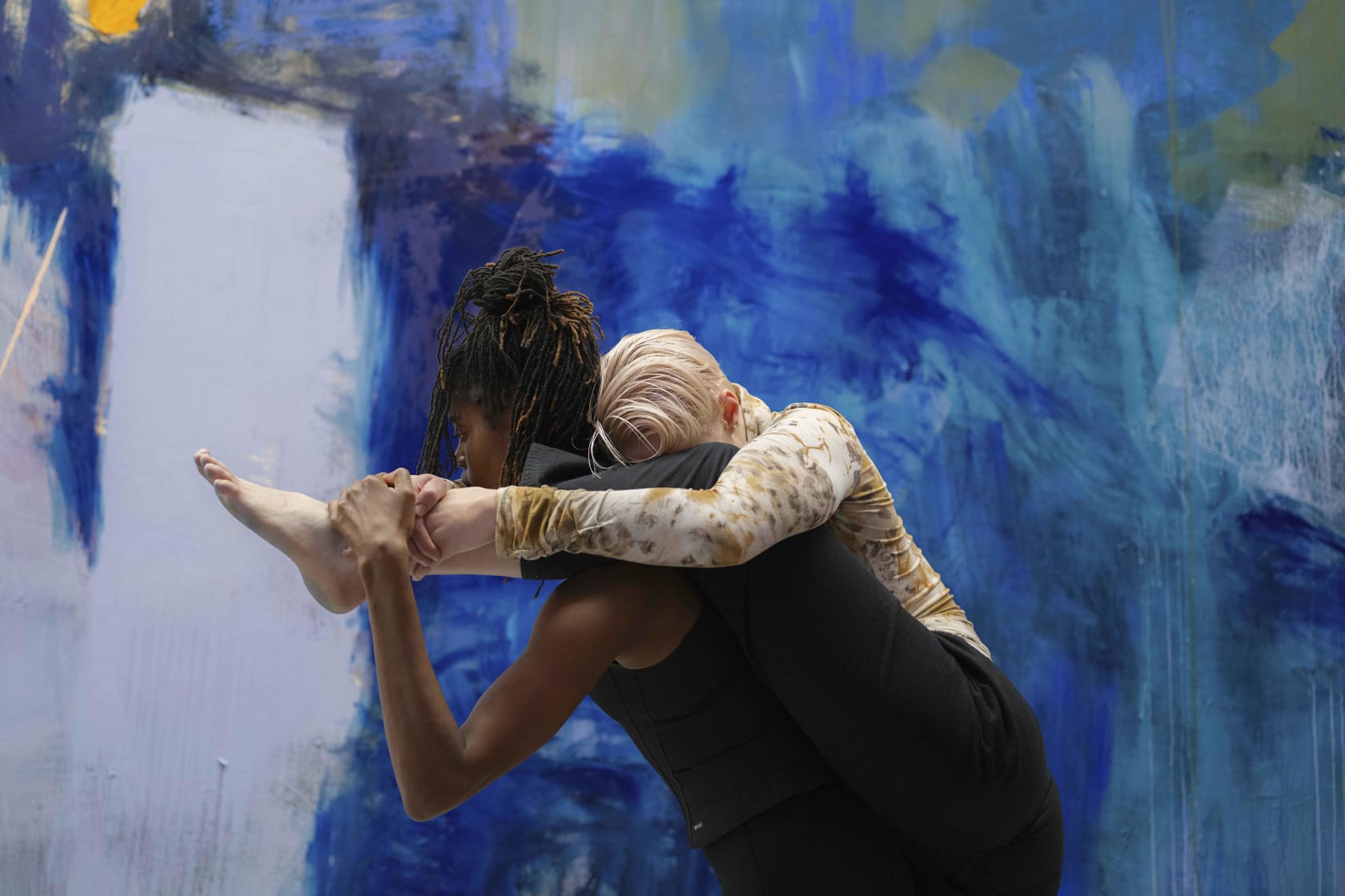 Spin Down Sky, 2024 Directed by Megan Rooney, choreography by Temi Ajose, performed by Temi Ajose and Leah Marojevic, and...