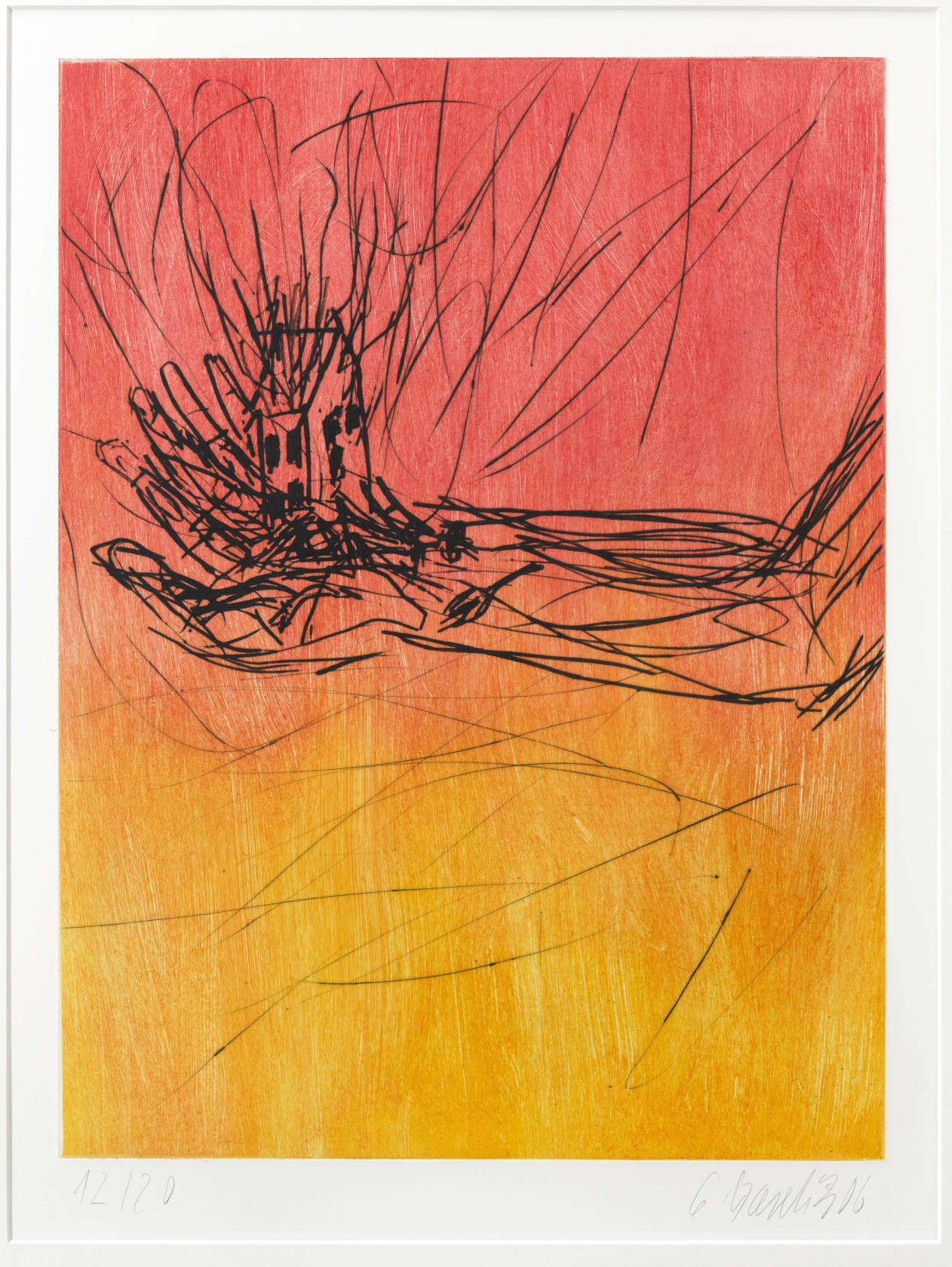Georg Baselitz Die Hand - Das brennende Haus (Remix), 2006