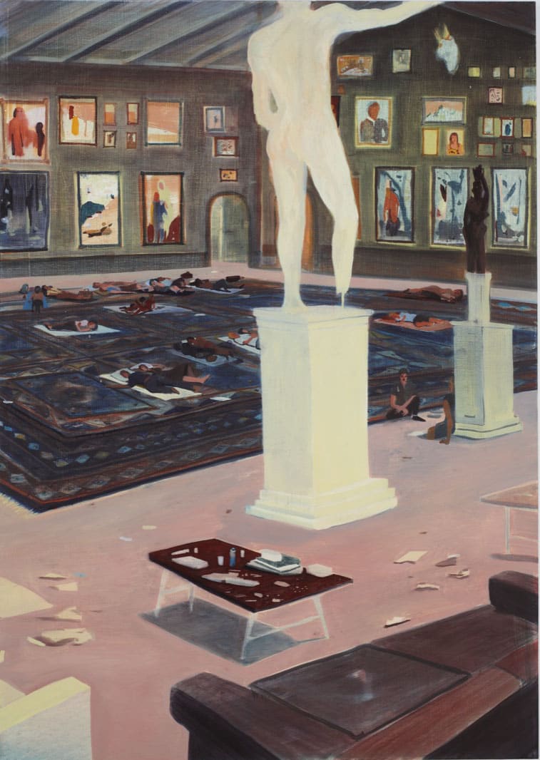 Jules de Balincourt: Blue Hours, Galerie Thaddaeus Ropac Paris Marais, 2014