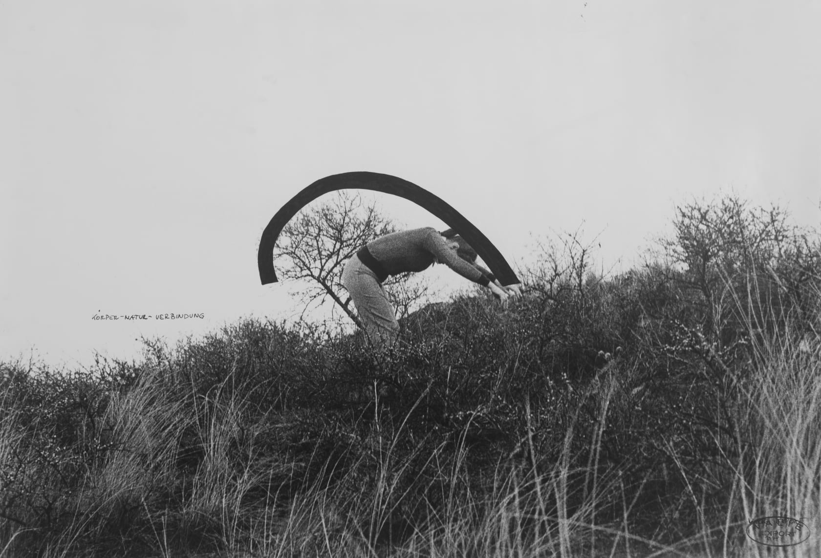 Valie Export, KÖRPER-NATUR- VERBINDUNG (1974); The 1980 Venice Biennale Works at Thaddaeus Ropac Ely House 2019