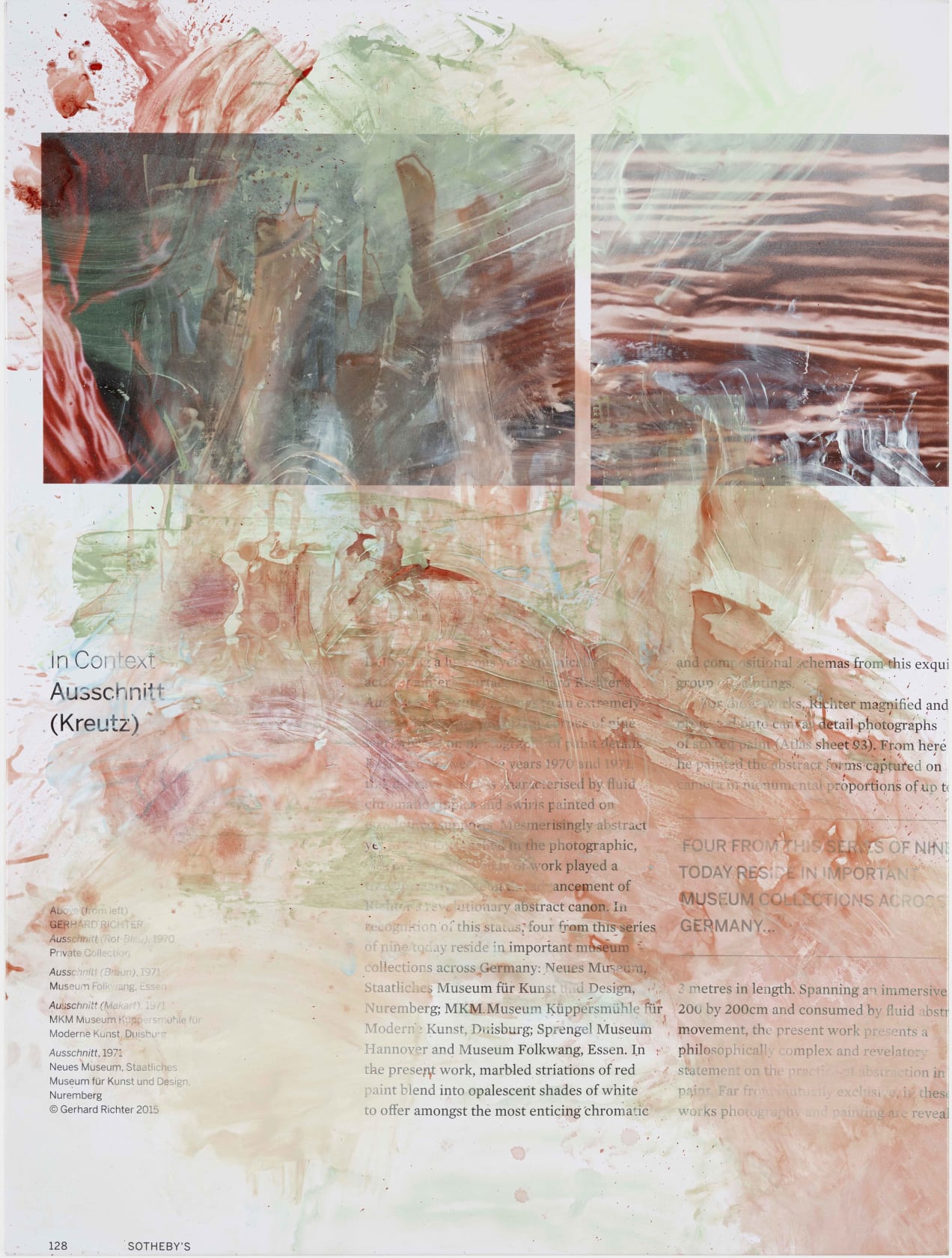 Mandy El-Sayegh, Piece Painting (Sotheby’s Richter IV), 2023